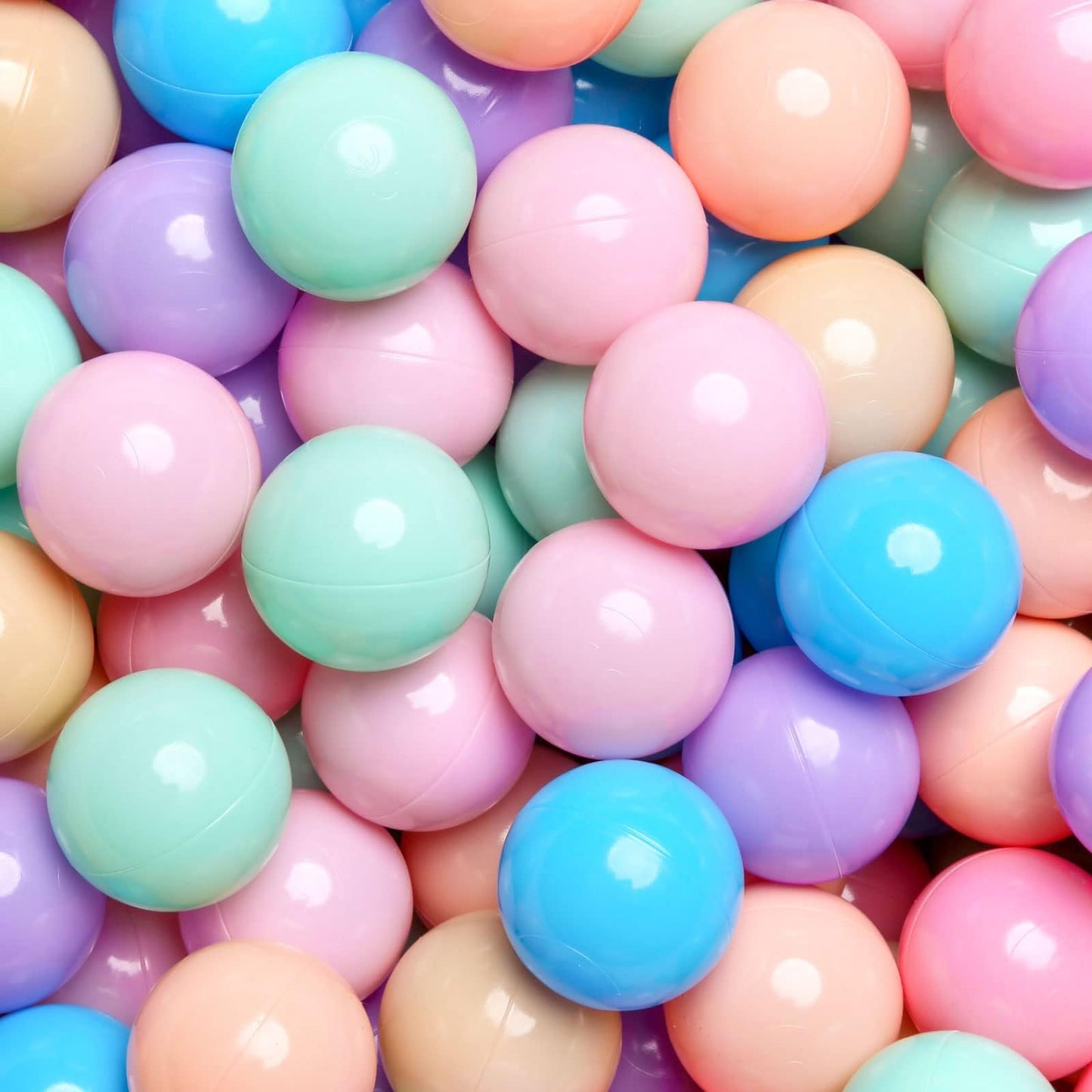 GOGOSO Ball Pits Balls for Toddlers – 2.2-Inch Crush-Proof, Non-Toxic, 7-Color Mix (100 Balls)