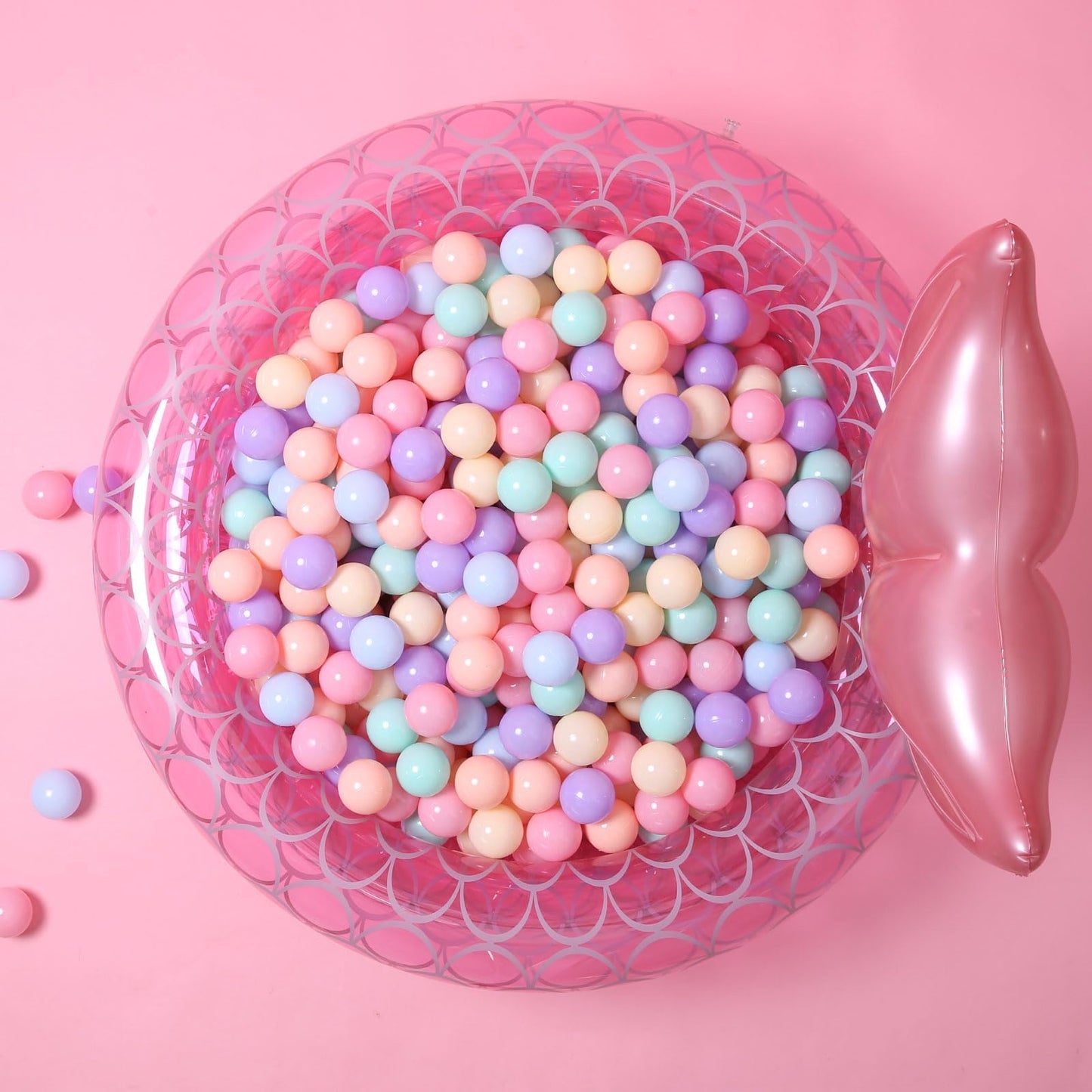 GOGOSO Ball Pits Balls – 2.15-Inch Diameter, Crush-Proof, Non-Toxic, 50 Count, 6 Colors