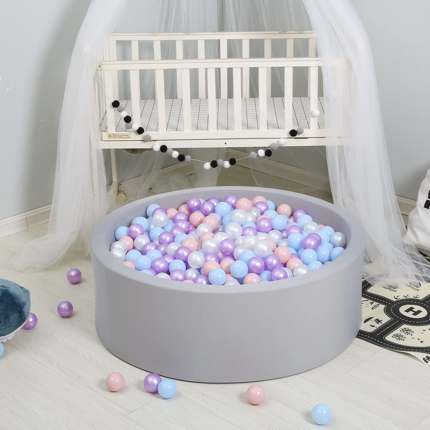 GOGOSO Ball Pits Balls – 100 Count, Non-Toxic 2.2-Inch Crush-Proof Play Balls