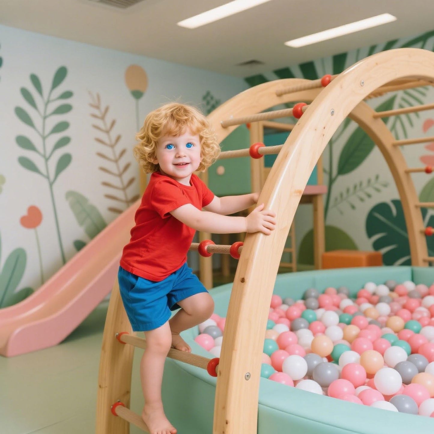 GOGOSO Ball Pit Balls – Safe Plastic Balls for Toddlers, 6 Colors, 200 Balls