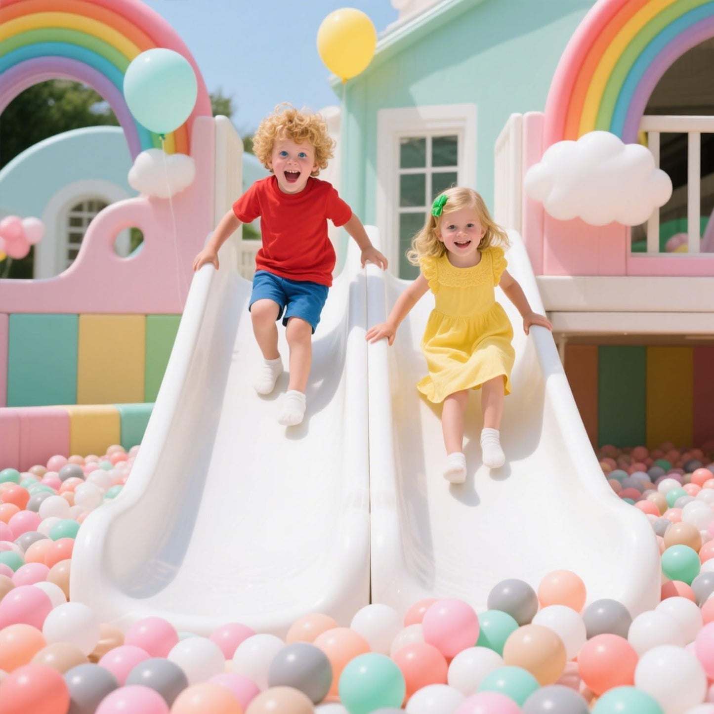 GOGOSO Ball Pit Balls – Safe Plastic Balls for Toddlers, 6 Colors, 200 Balls