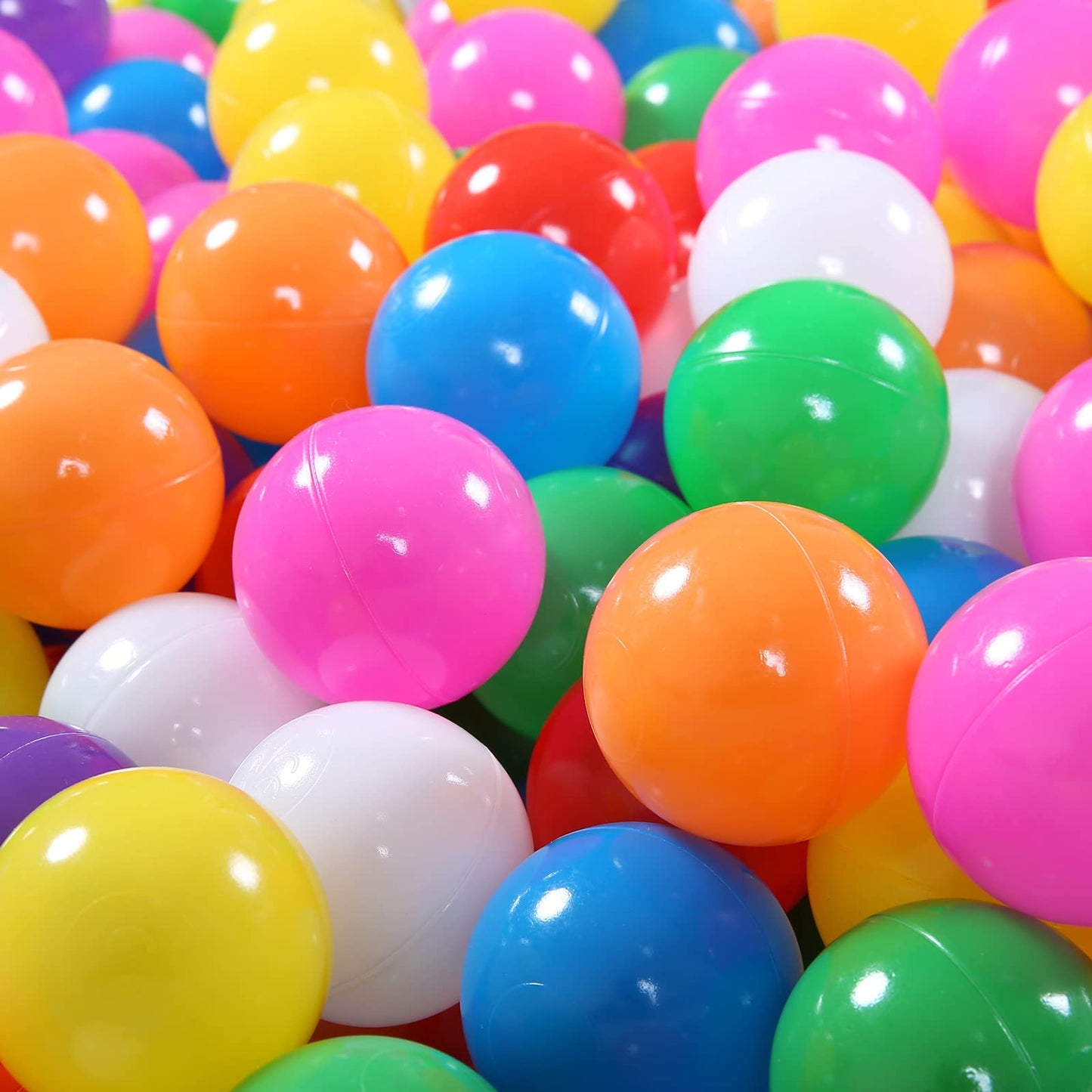 GOGOSO Ball Pit Balls – Stars & Moon Shapes (100 pcs) for Toddlers, Pool, Party