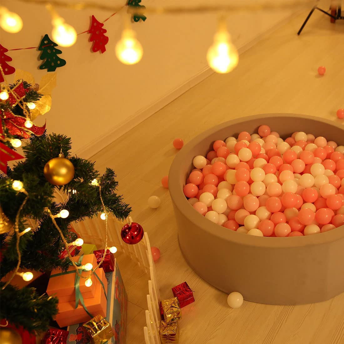 GOGOSO Ball Pit Balls 100 PCS – Safe, Durable Plastic Balls for Toddler Play & Party Decor
