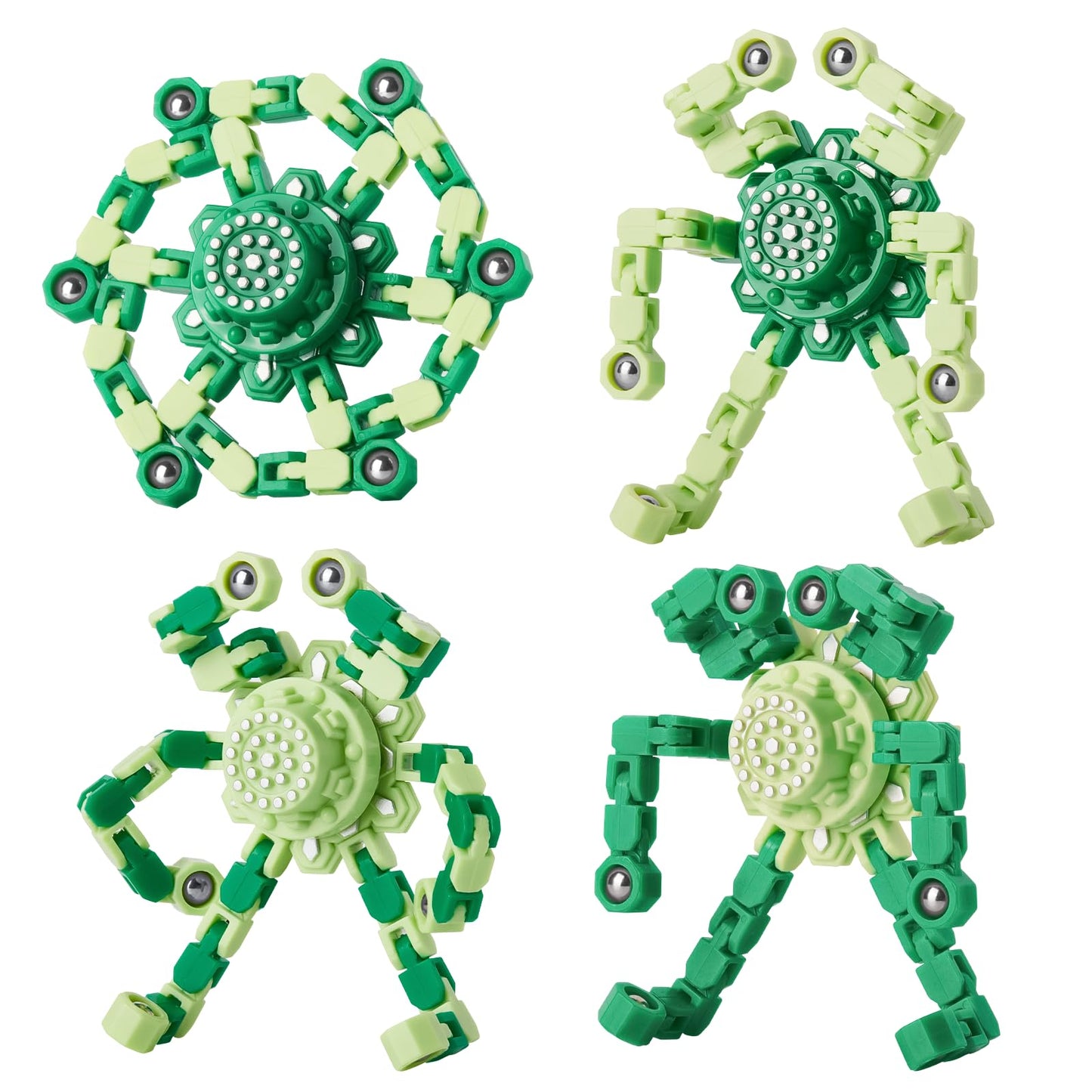 Gokeey St. Patrick's Day Transformable Fidget Spinners – Sensory Toys for Kids & Adults