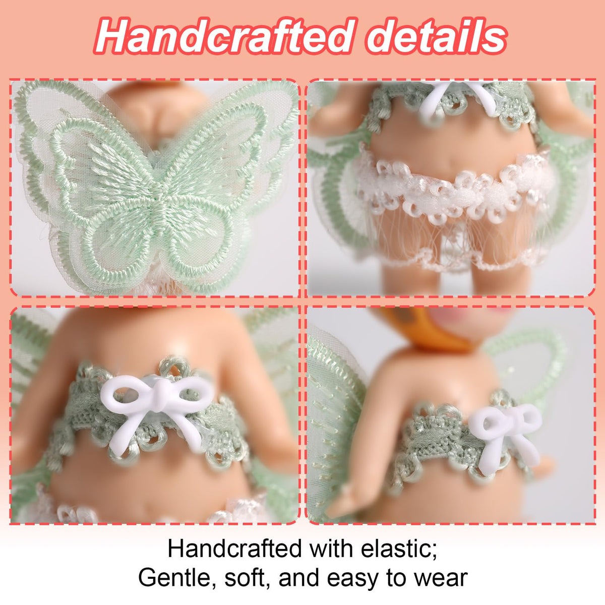Goktvai 8 Sets 3-Inch Doll Clothes — Tops & Skirts for Display and Collecting