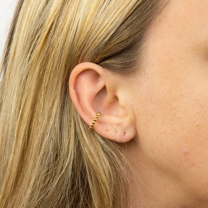 Gold Plated Ball Ear Cuffs C167