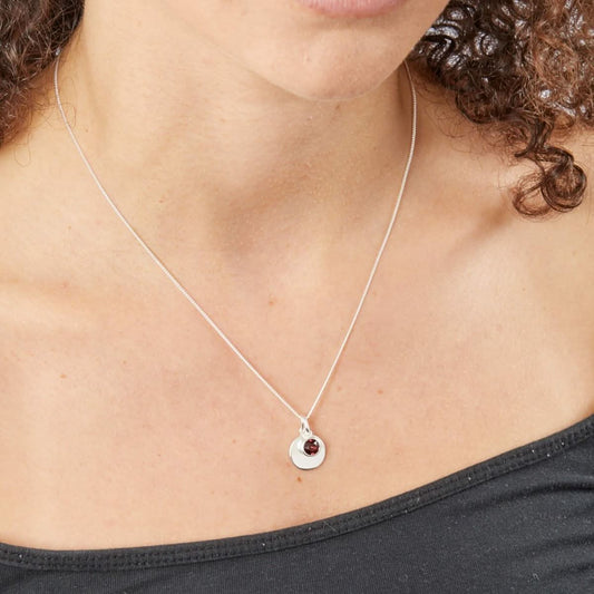 Gold Plated Burgandy Swarovski Crystal Pendant P1578