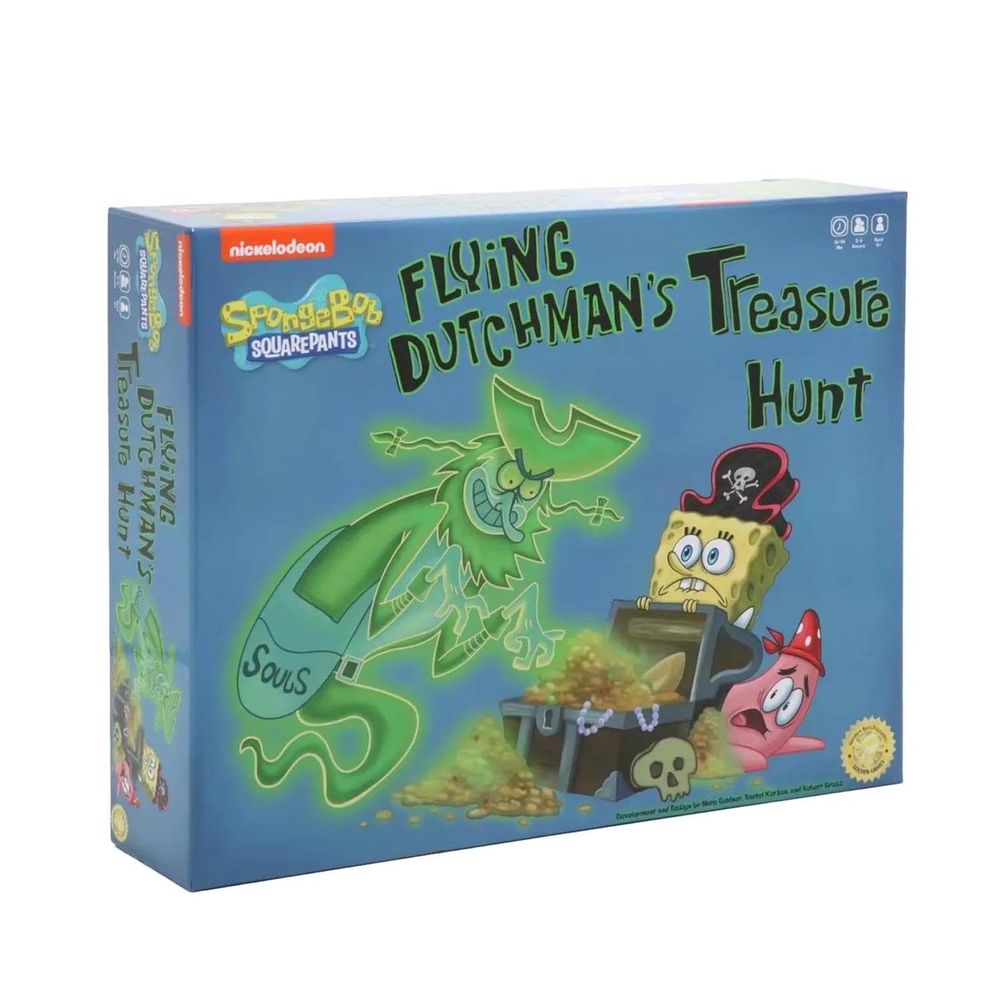 Golden Bell Studios SpongeBob Flying Dutchman's Treasure Hunt Board Game for 2-6 Players