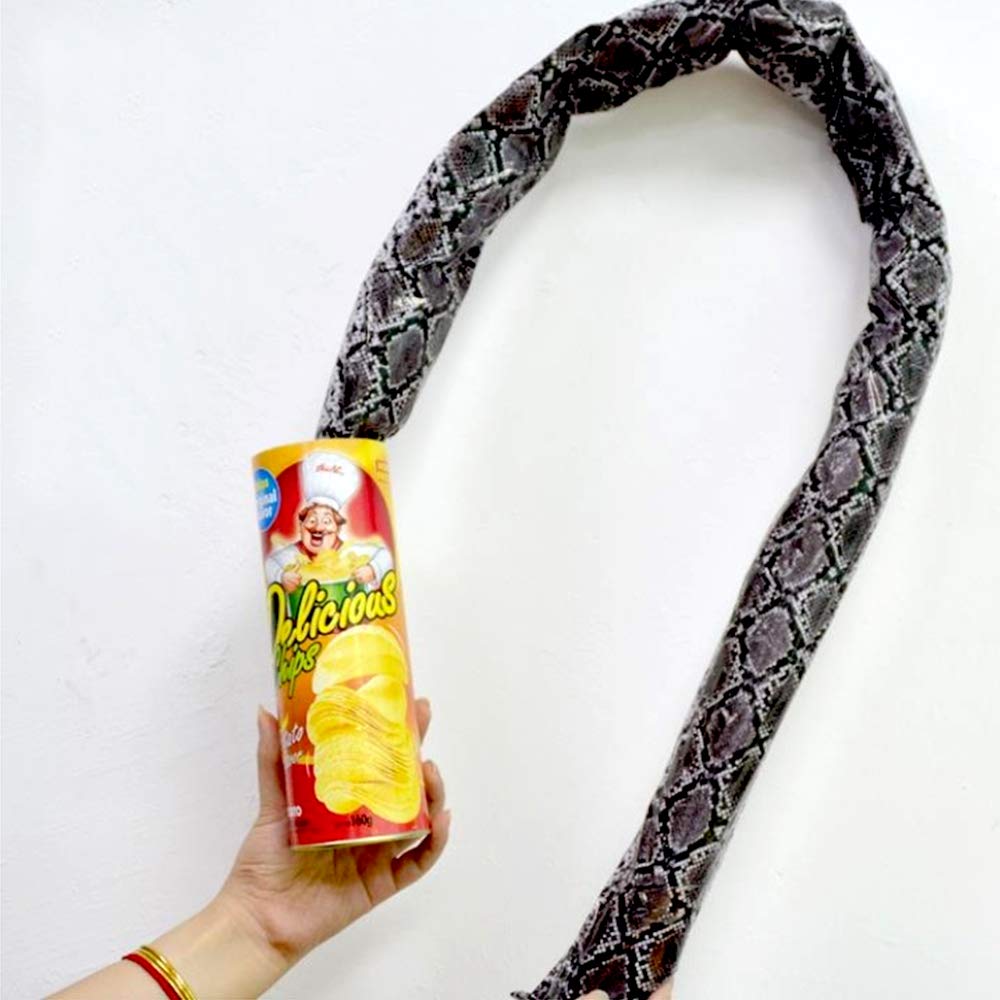GOLF Prank Potato Chip Can Toy – Halloween & April Fool's Day Fun
