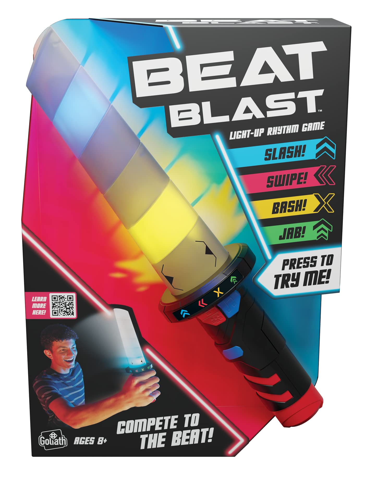 Goliath Beat Blast Game - Swing to the Beat with Lights and Sounds, 1 Player