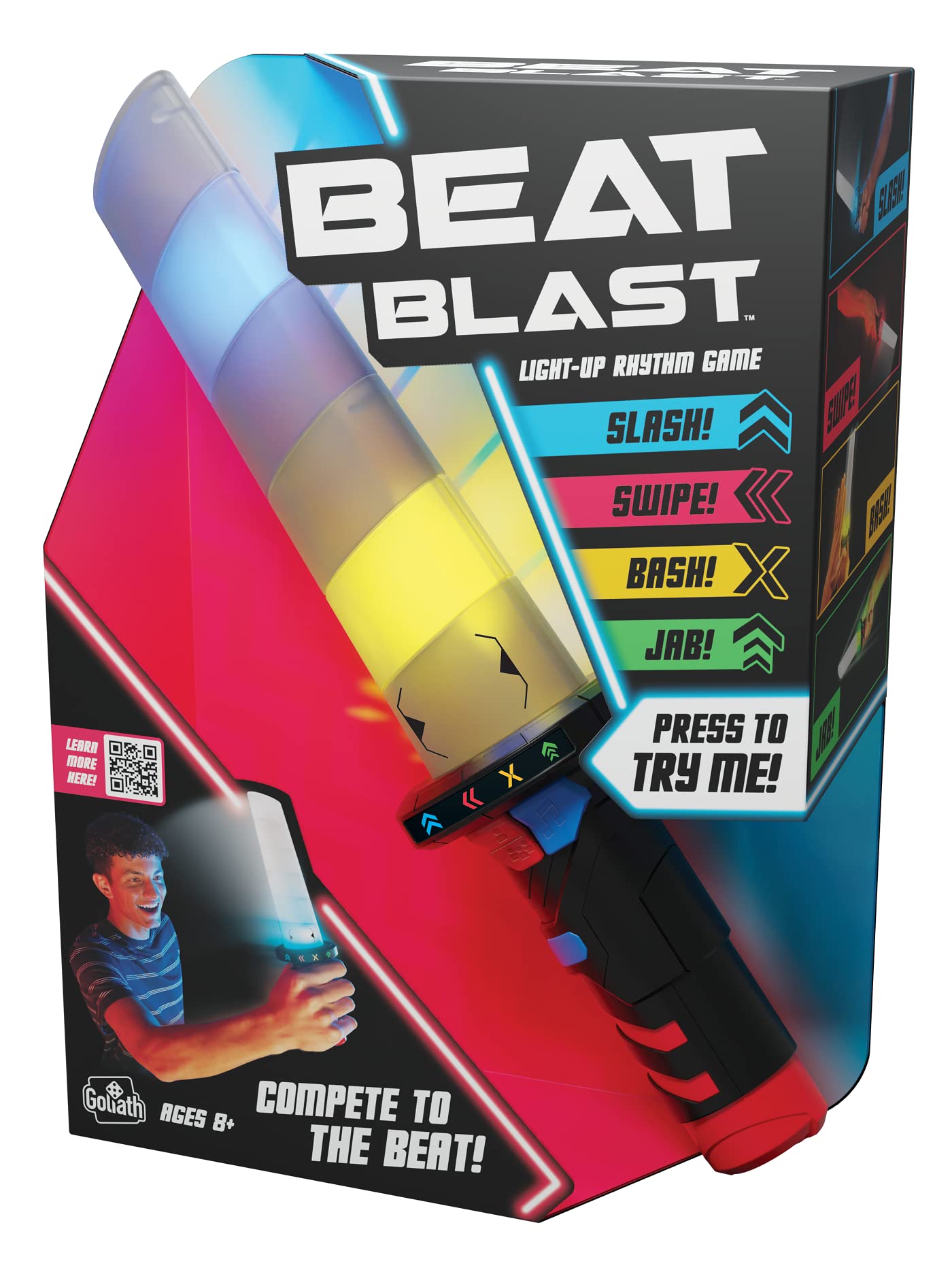 Goliath Beat Blast Game - Swing to the Beat with Lights and Sounds, 1 Player