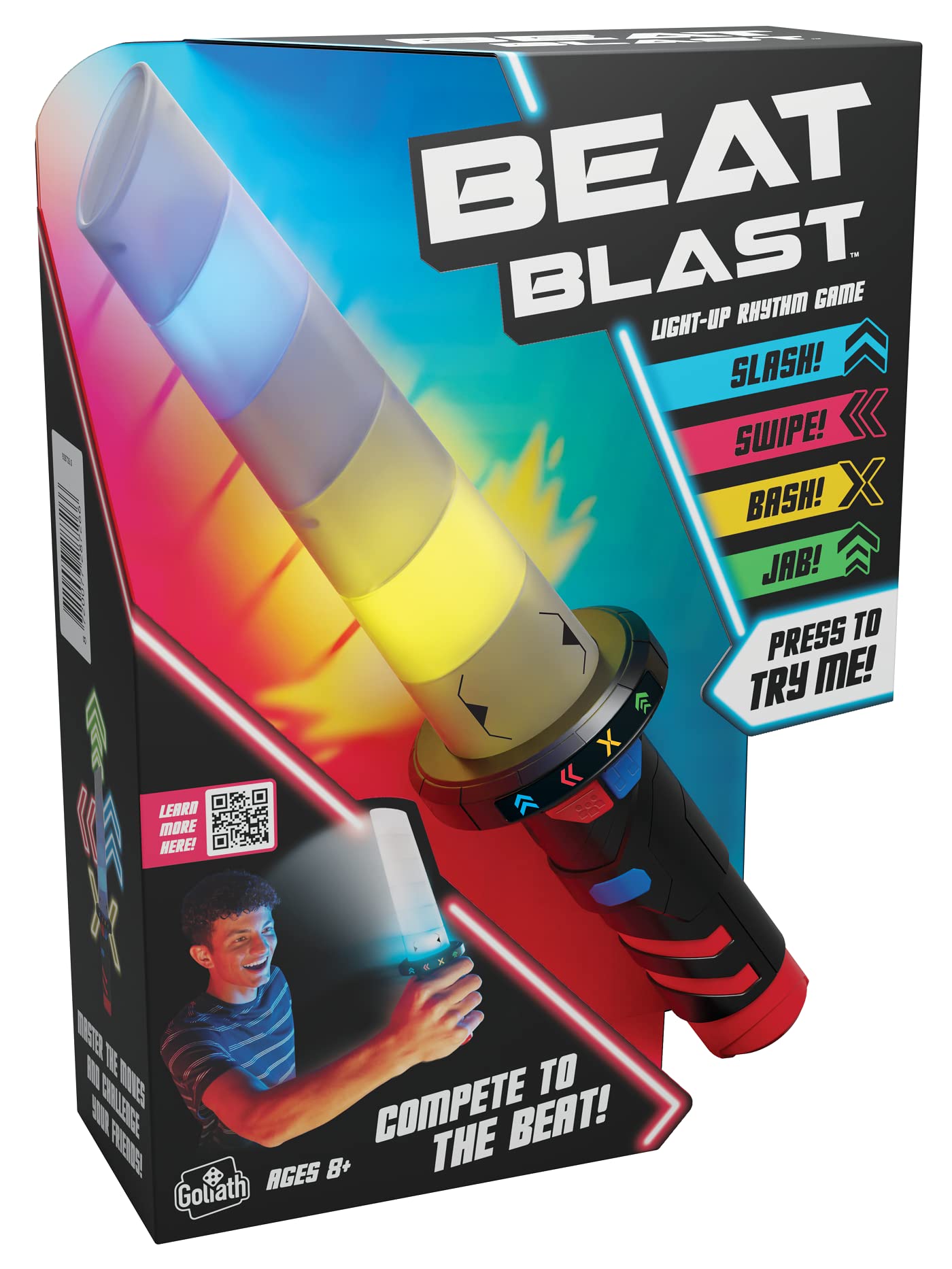 Goliath Beat Blast Game - Swing to the Beat with Lights and Sounds, 1 Player