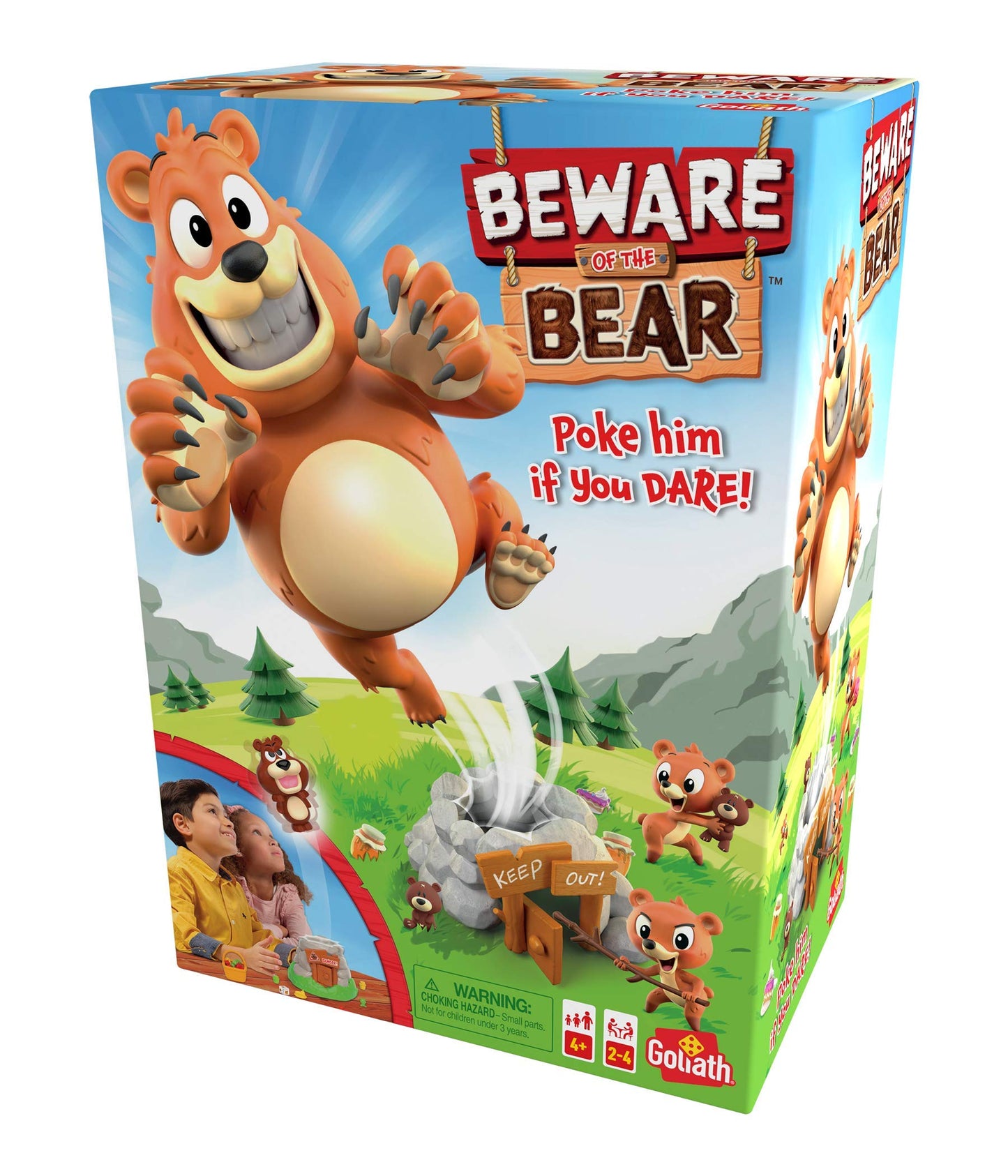 Goliath Beware of The Bear - Poke The Bear and Sneak The Goodies Game | Family Fun for 2-4, Ages 4+