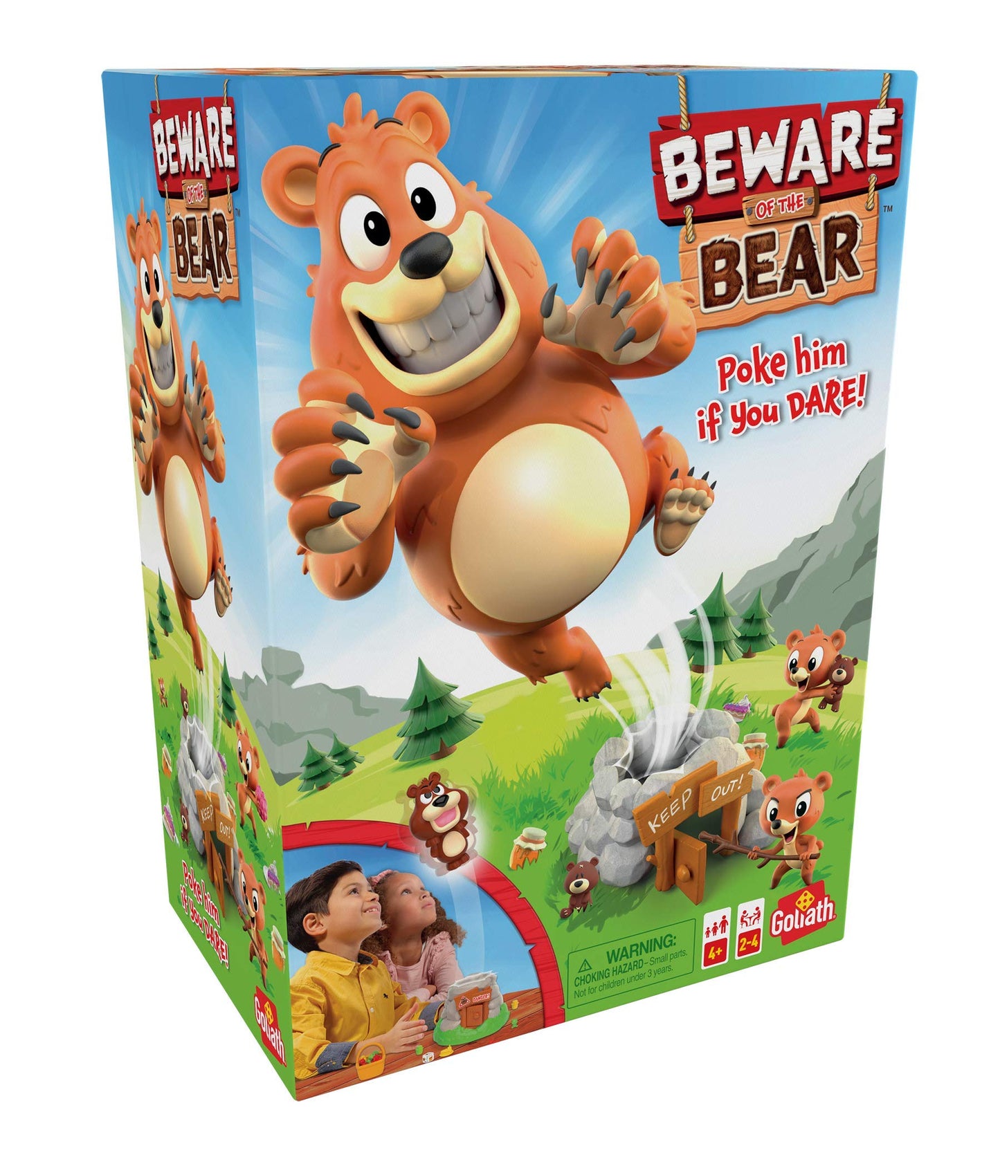 Goliath Beware of The Bear - Poke The Bear and Sneak The Goodies Game | Family Fun for 2-4, Ages 4+