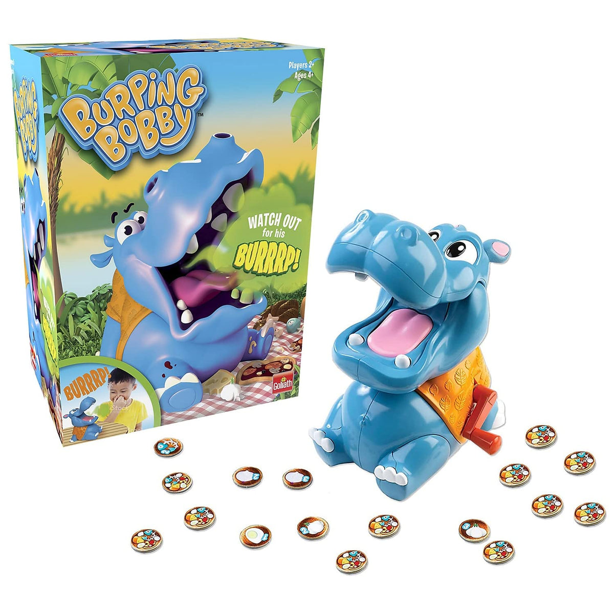 Burping Bobby by Goliath – Multicolor Party Game for 2-4 Players