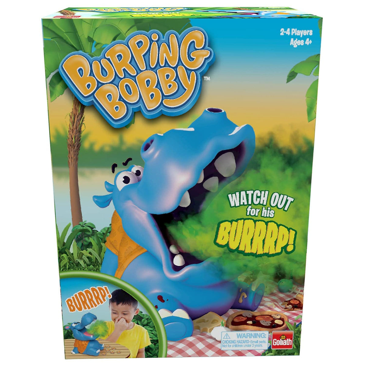 Burping Bobby by Goliath – Multicolor Party Game for 2-4 Players