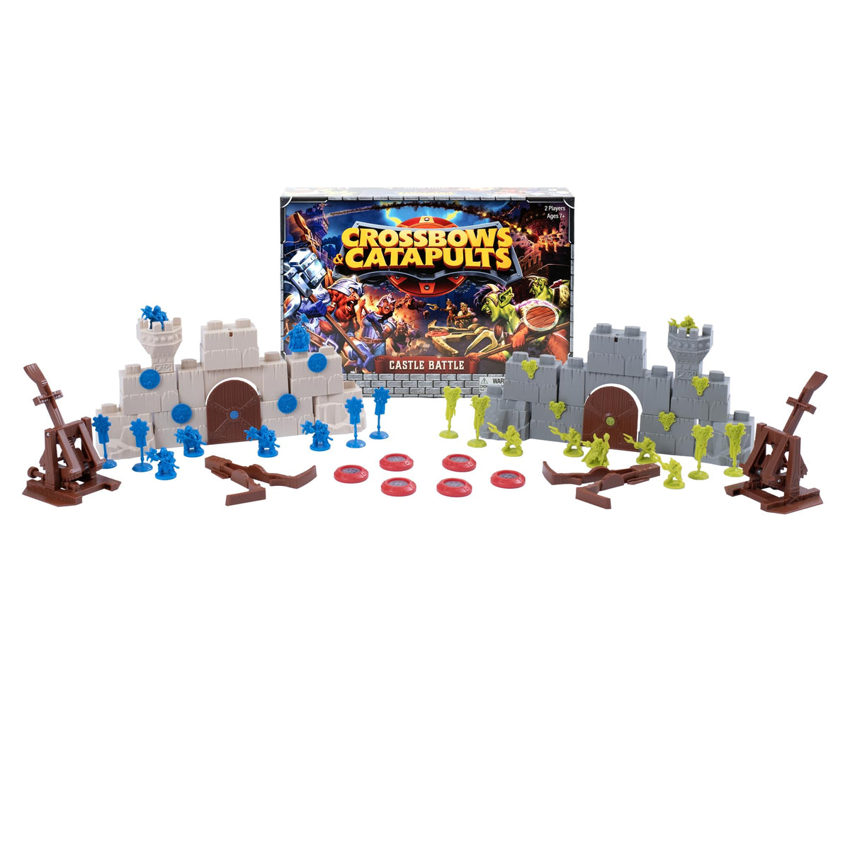 Goliath Crossbows & Catapults Castle Battle – Strategy Game for 2 Players, Ages 7+