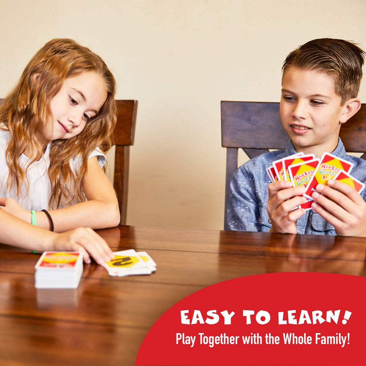 Goliath Red Light, Green Light, 1-2-3 Card Game — Family Fun for Ages 5+