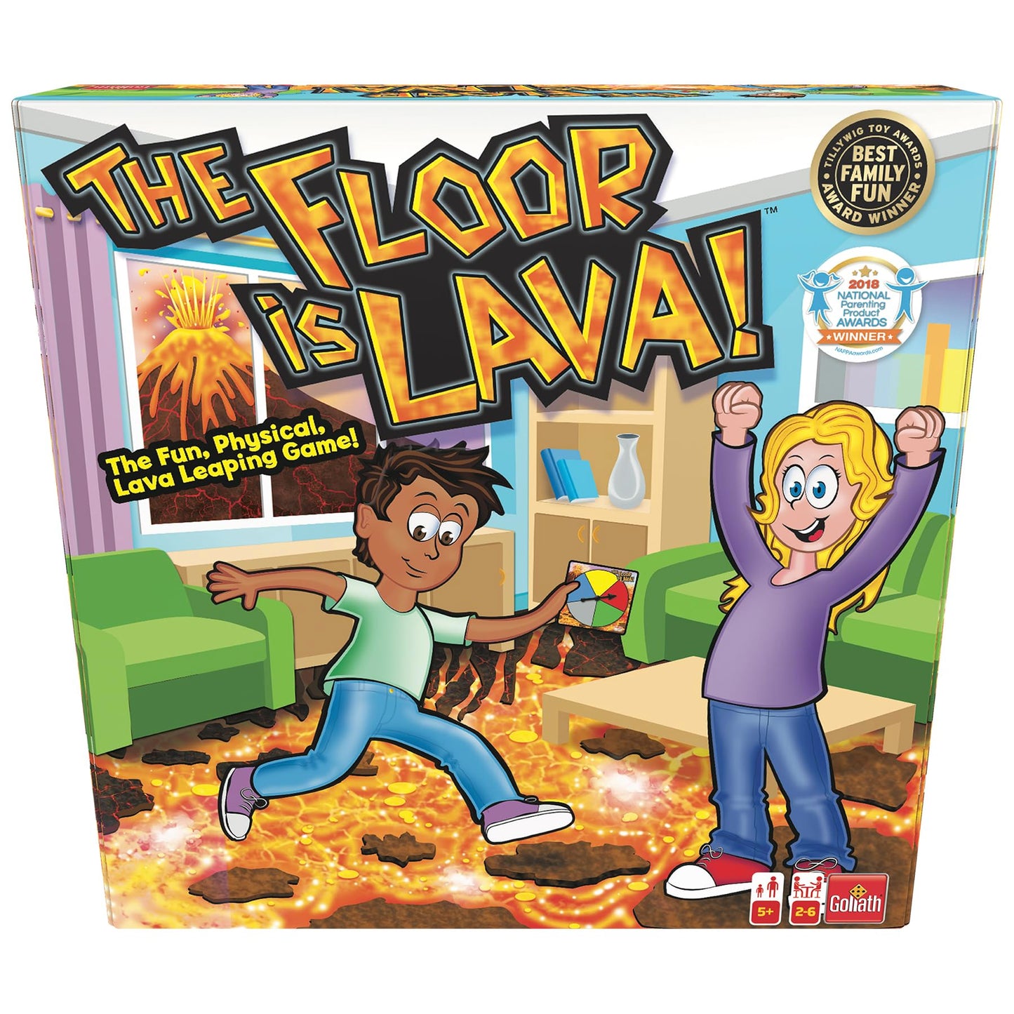 Goliath – The Floor is Lava! by Endless Games – Interactive Family Game for Kids & Adults