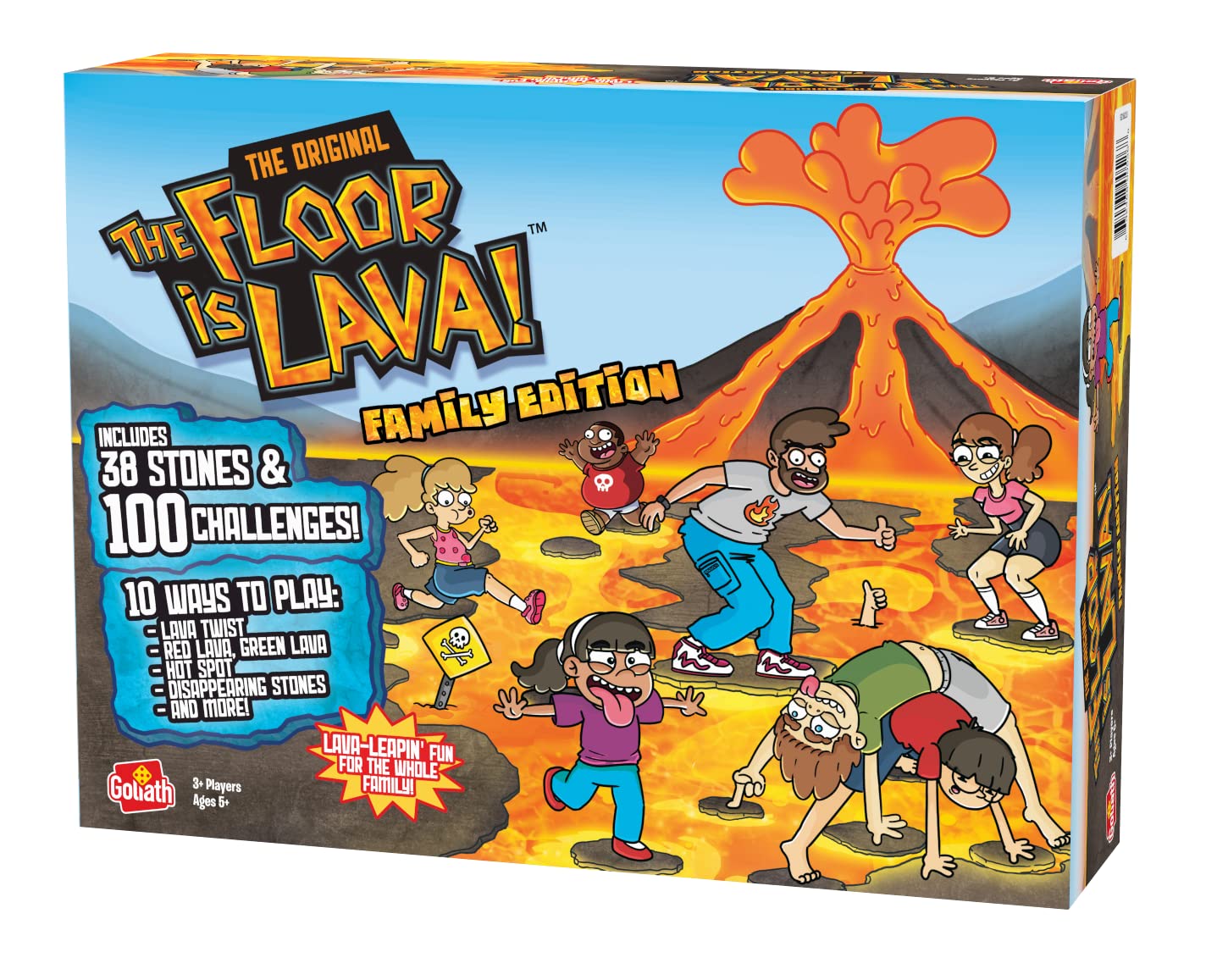Goliath The Floor is Lava! Family Edition – The Original Interactive Balance Game for Kids & Adults