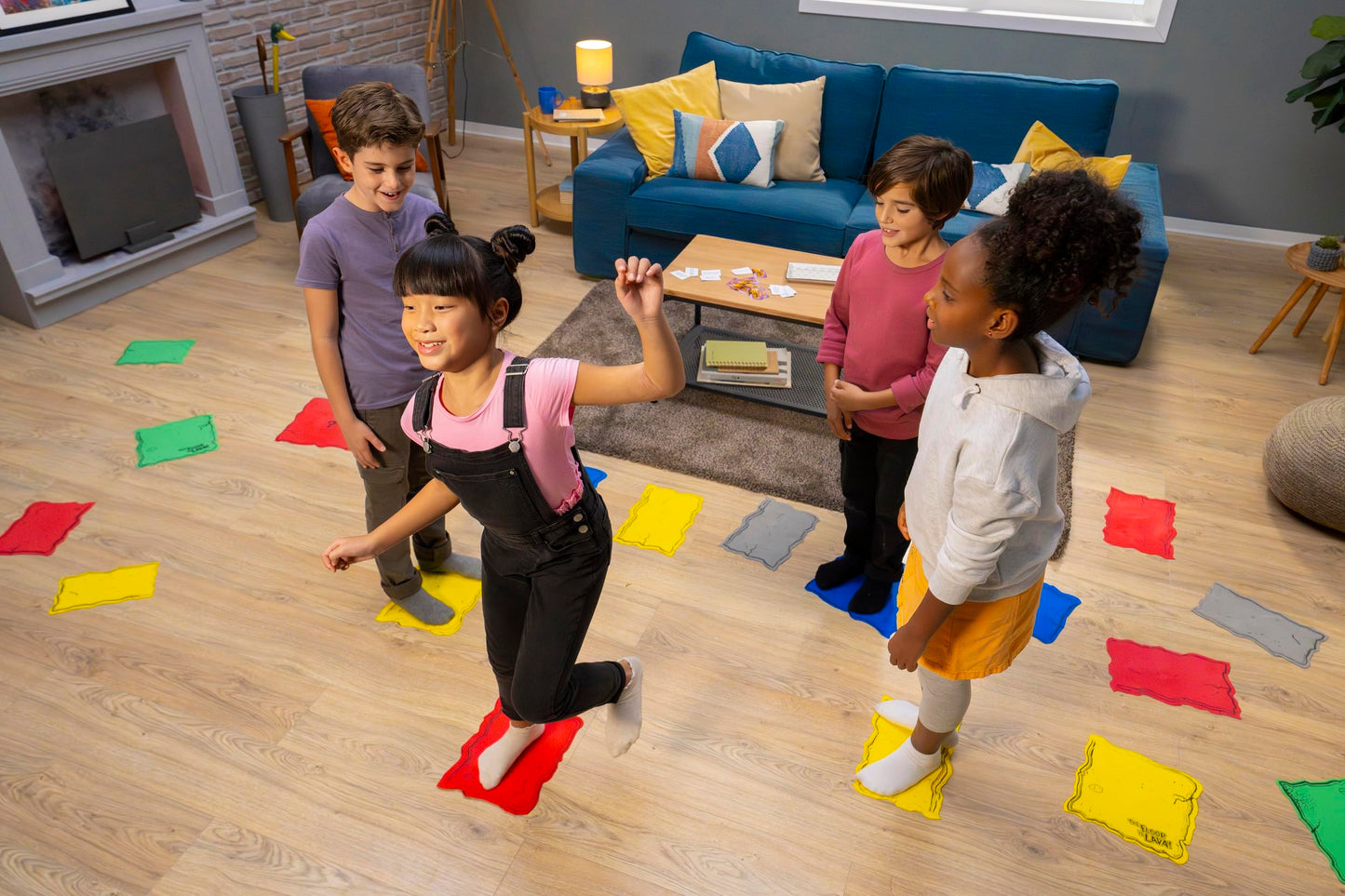 Goliath The Floor is Lava! Family Edition – The Original Interactive Balance Game for Kids & Adults