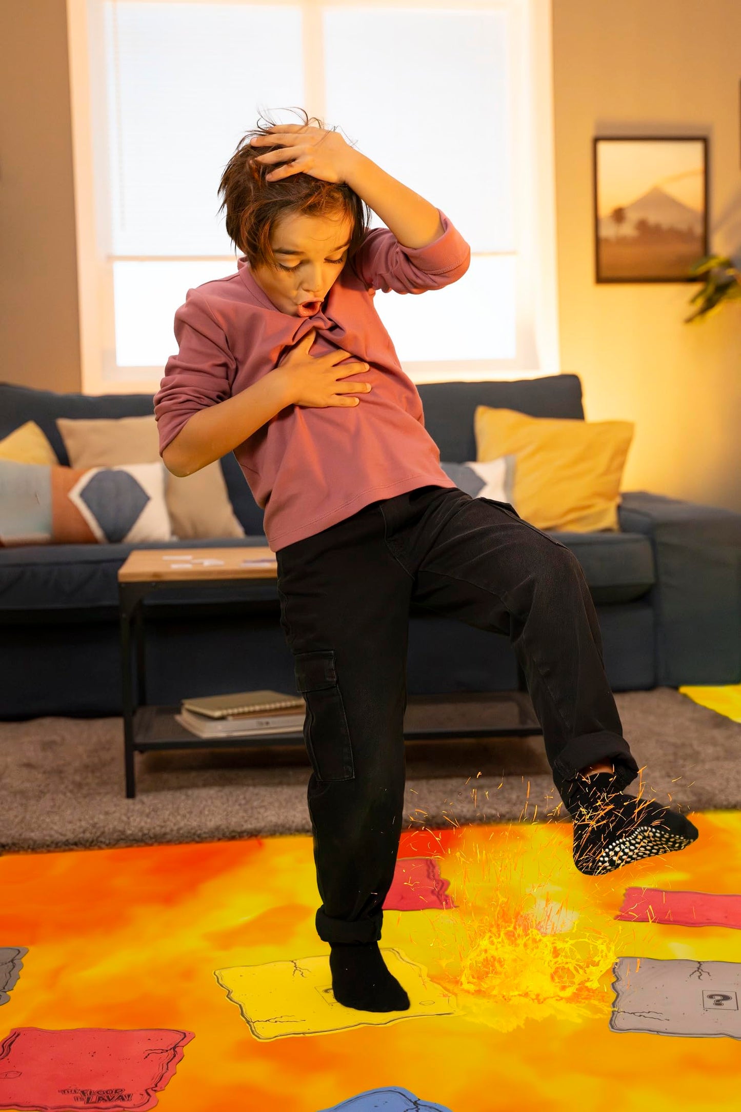 Goliath The Floor is Lava! Family Edition – The Original Interactive Balance Game for Kids & Adults