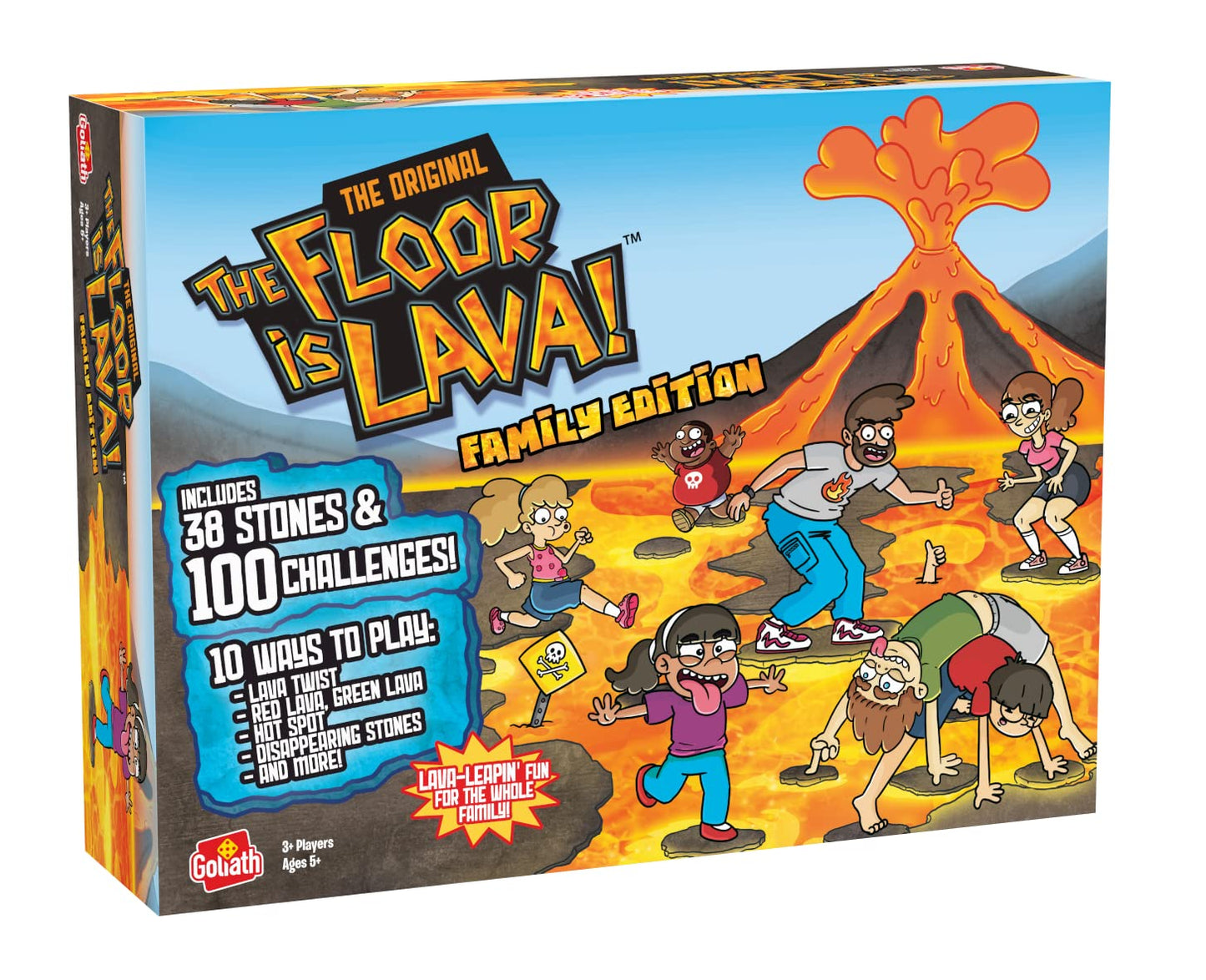 Goliath The Floor is Lava! Family Edition – The Original Interactive Balance Game for Kids & Adults