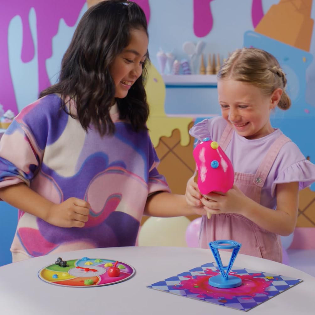 Goliath Ice Cream Meltdown Game - Be First to Finish Toppings (Ages 4+)