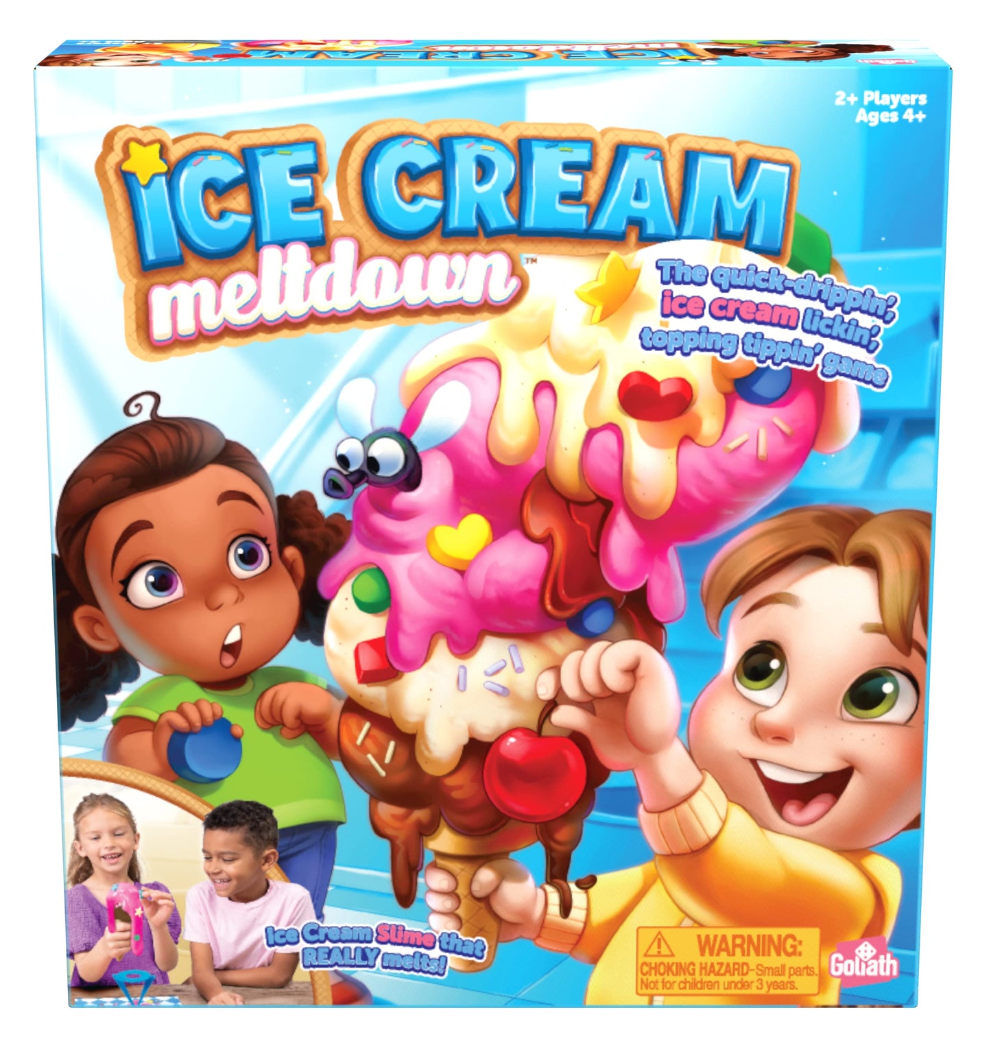 Goliath Ice Cream Meltdown Game - Be First to Finish Toppings (Ages 4+)