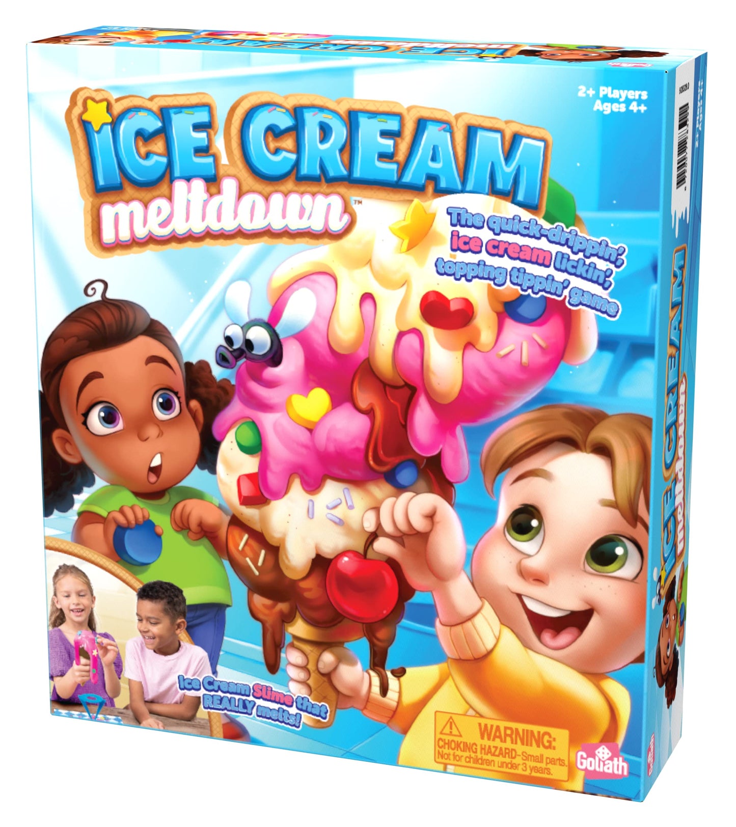 Goliath Ice Cream Meltdown Game - Be First to Finish Toppings (Ages 4+)