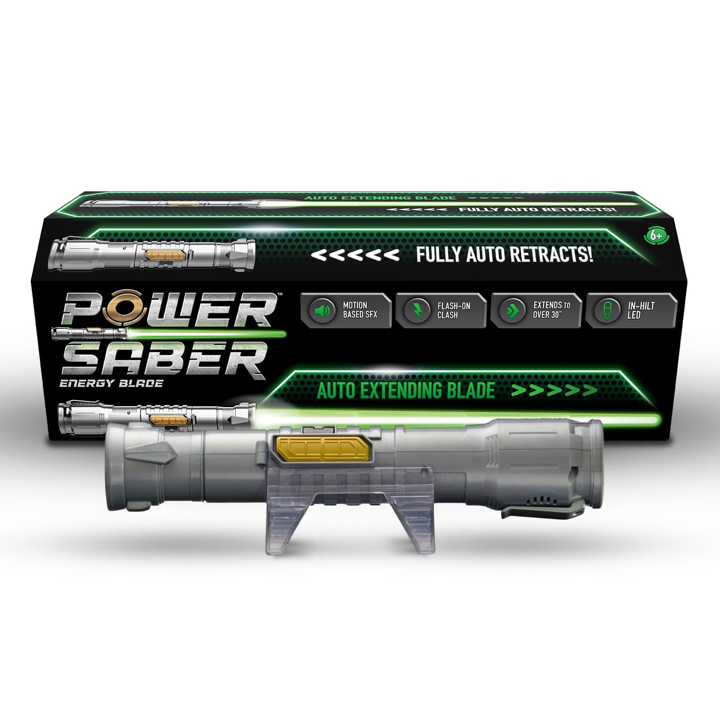 Goliath Power Saber: Auto Extending 35-Inch Battle Saber with Motion SFX