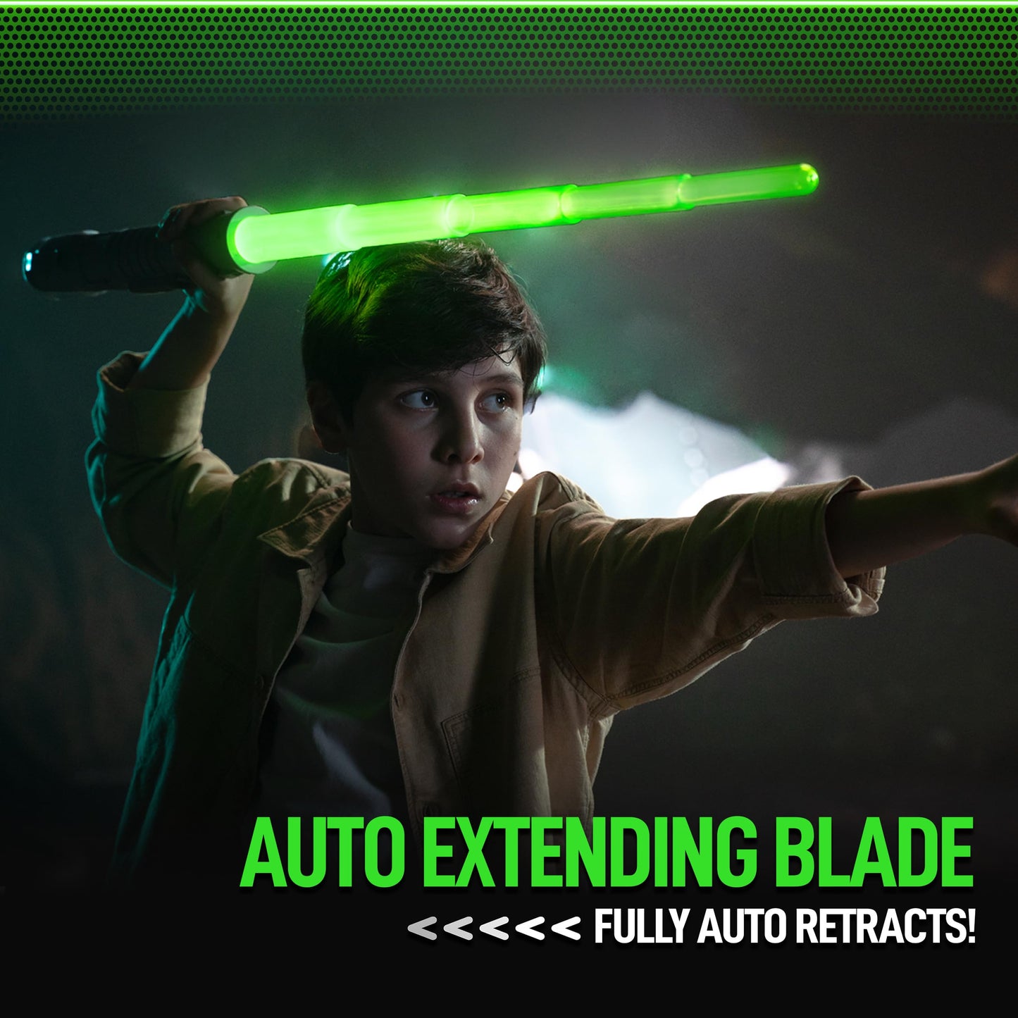 Goliath Power Saber: Auto Extending 35-Inch Battle Saber with Motion SFX