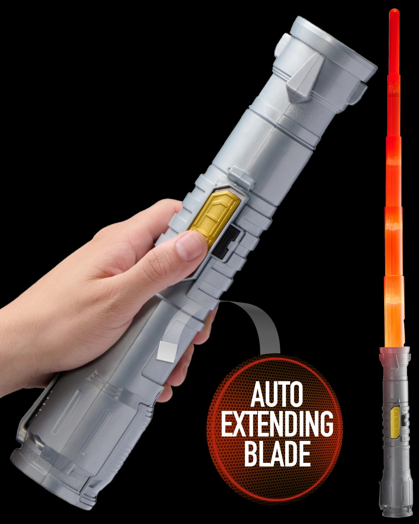 Power Saber Energy Blade Red by Goliath – Auto Extending Saber with Motion SFX