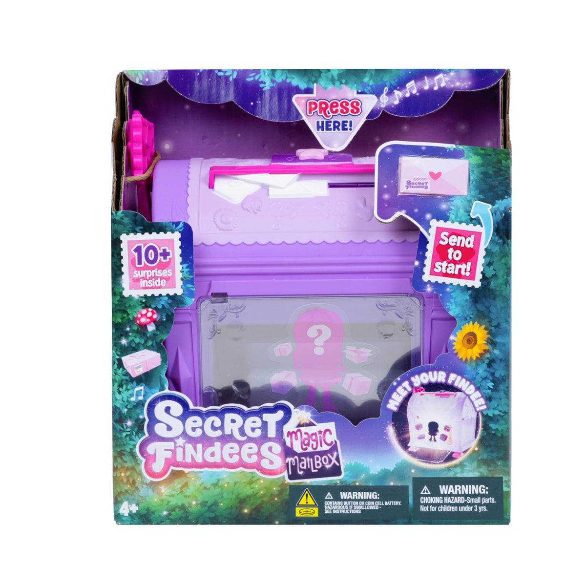 Goliath Secret Findees Magic Mailbox Purple – 10+ Surprises | Ages 4+