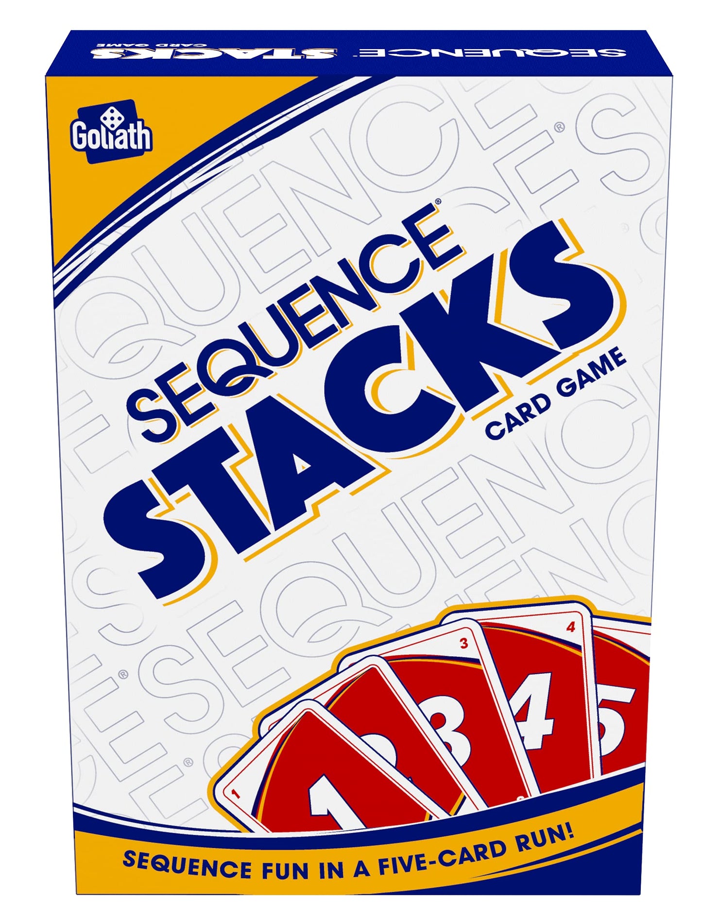 Goliath Sequence Stacks Card Game – Fast Run-Building Family Fun