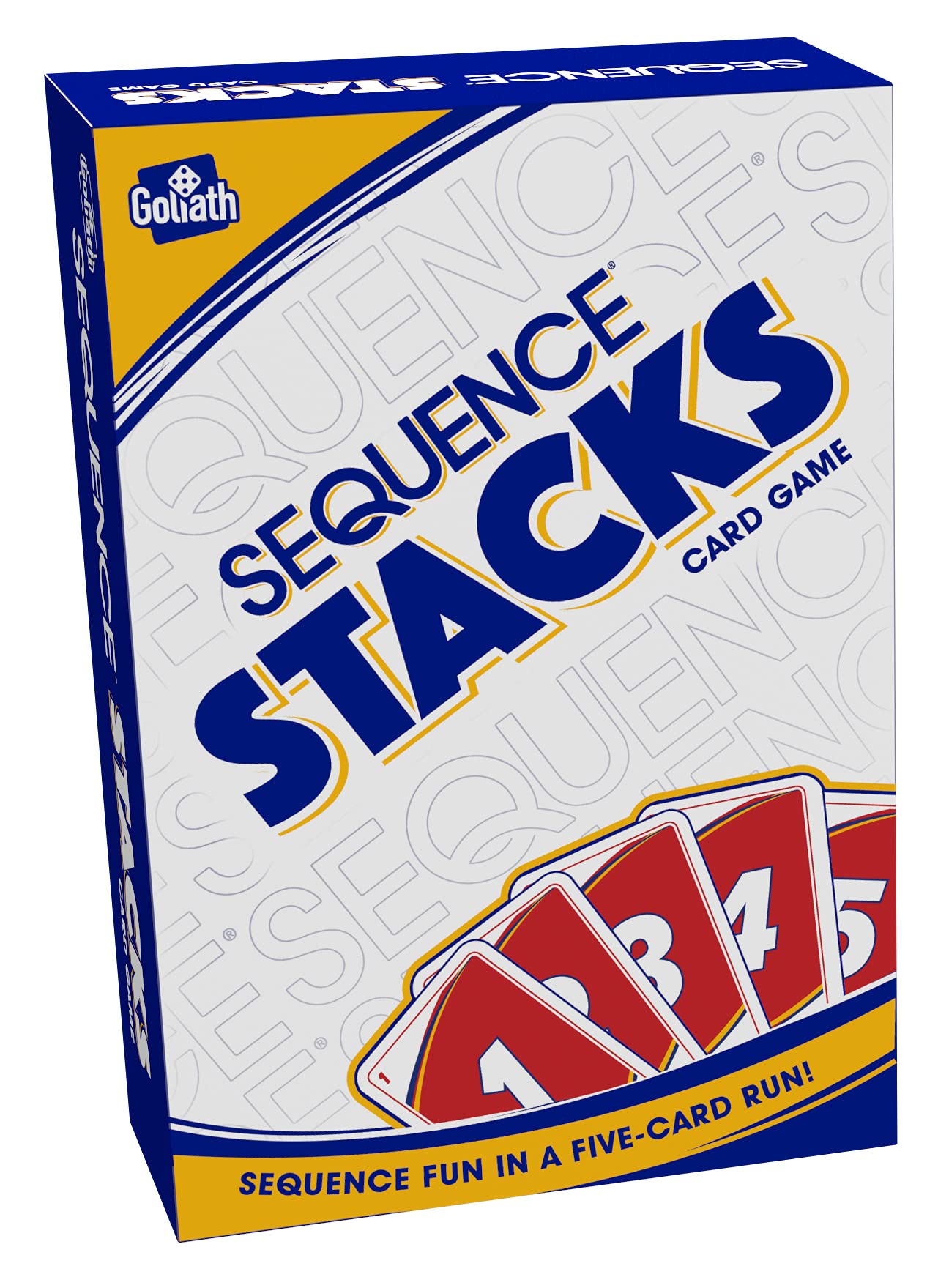 Goliath Sequence Stacks Card Game – Fast Run-Building Family Fun