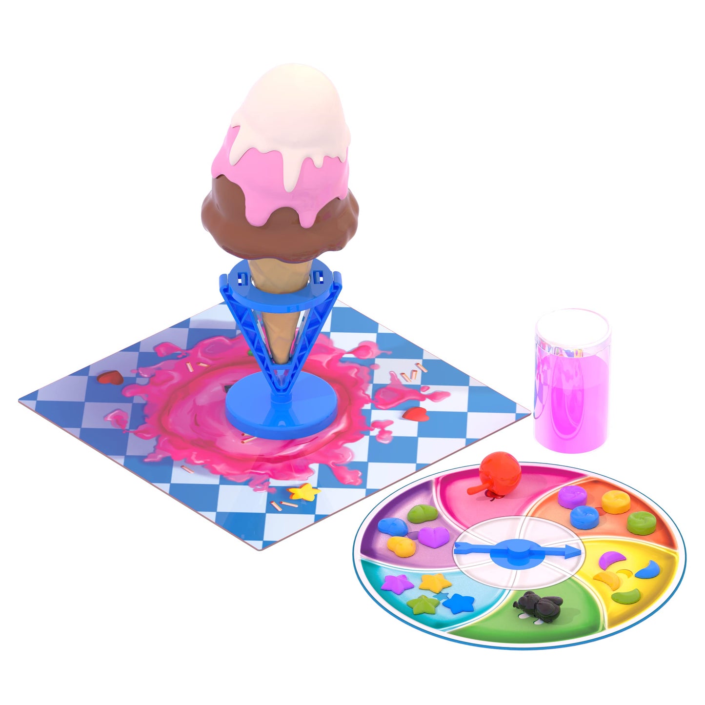 Goliath Ice Cream Meltdown Game - Be First to Finish Toppings (Ages 4+)