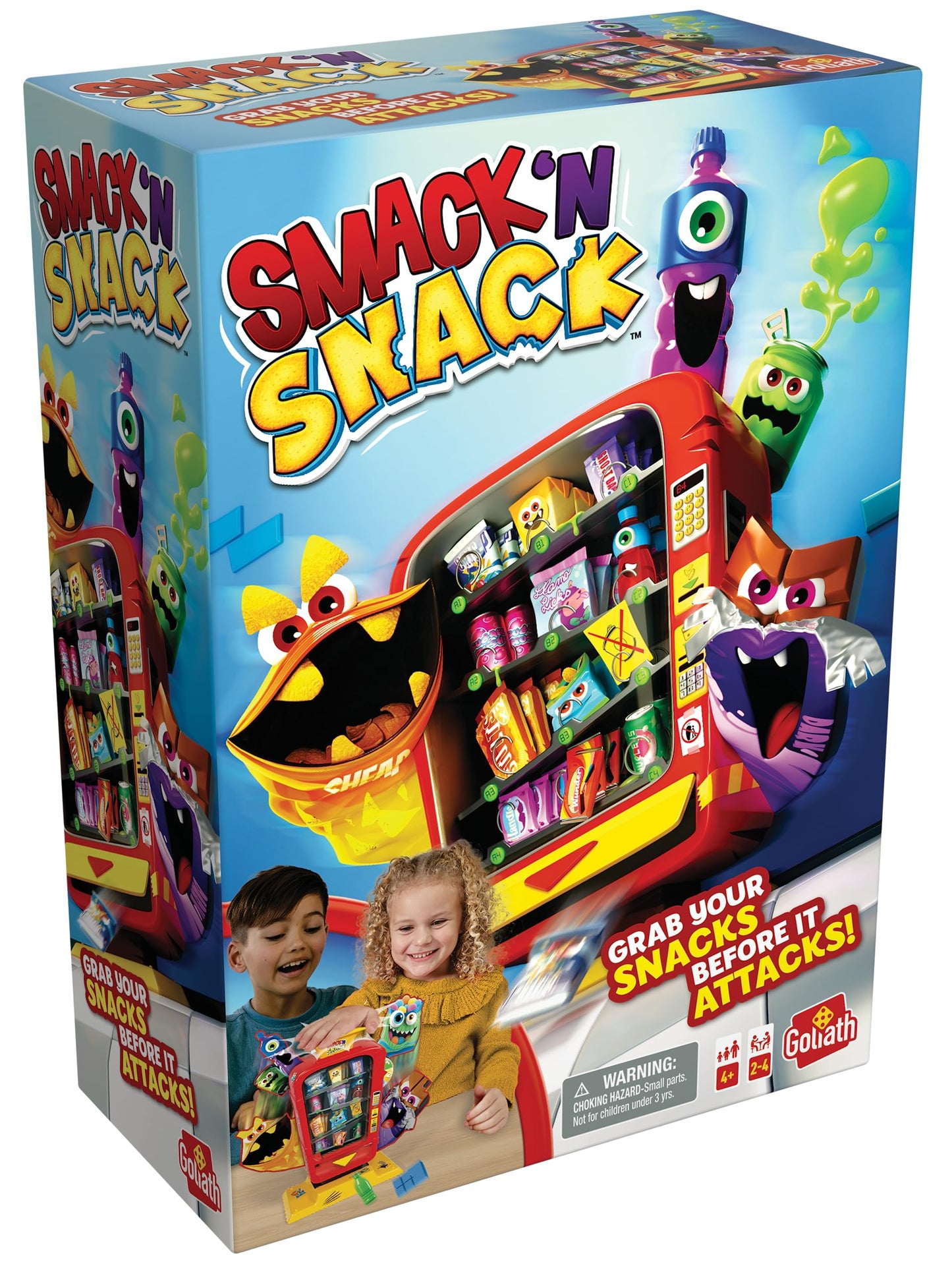 Goliath Smack 'N Snack Game – Collect Snacks from Vending Machine Before Monsters Attack | Ages 4+ | 2-4 Players