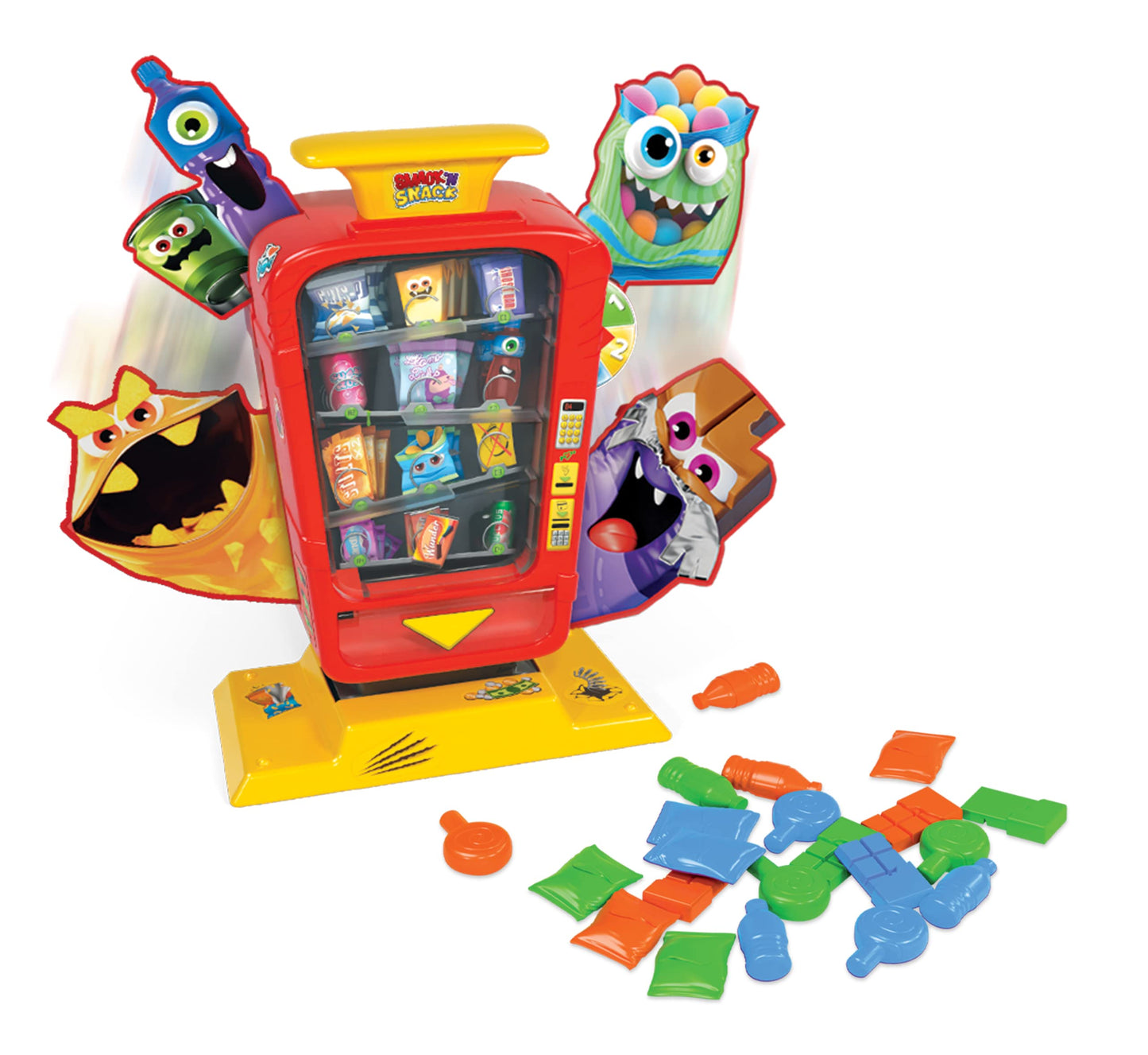 Goliath Smack 'N Snack Game – Collect Snacks from Vending Machine Before Monsters Attack | Ages 4+ | 2-4 Players
