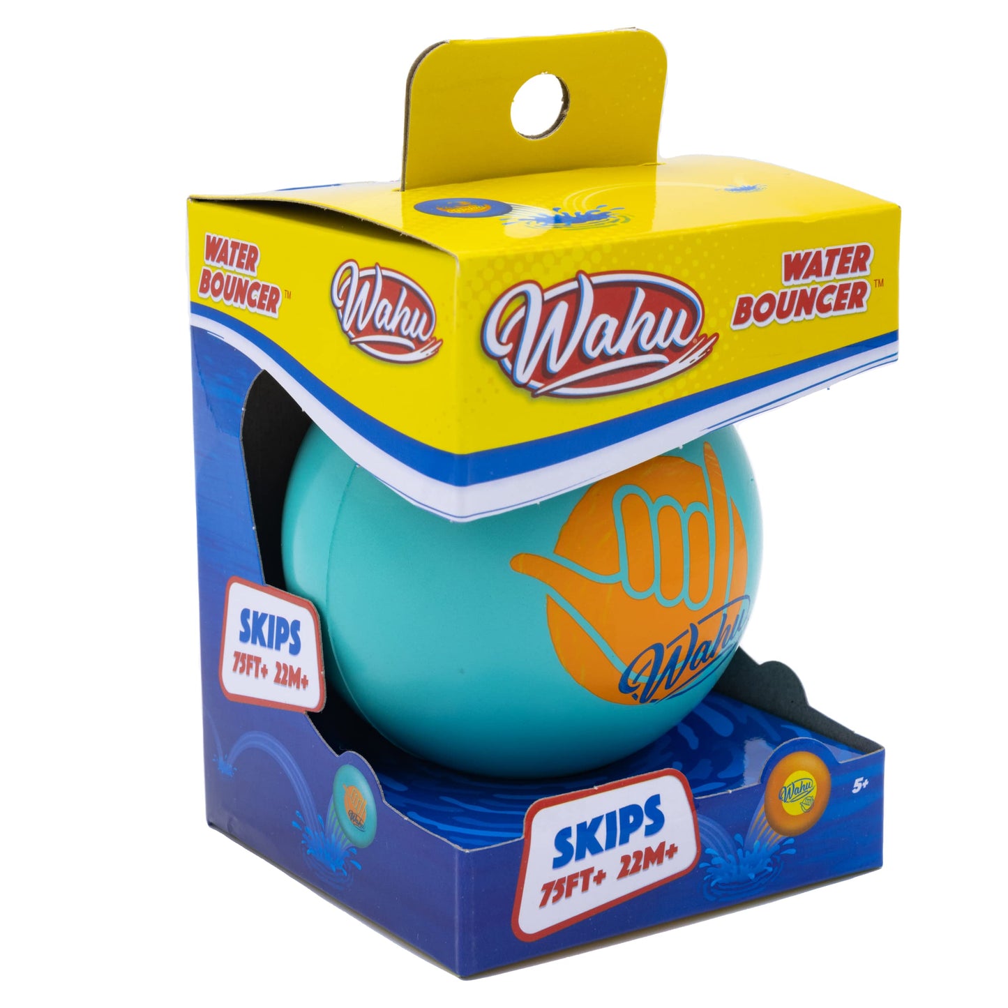 Goliath Wahu Water Bouncer – 3.5-inch Waterproof Skipping Ball for Pool & Beach