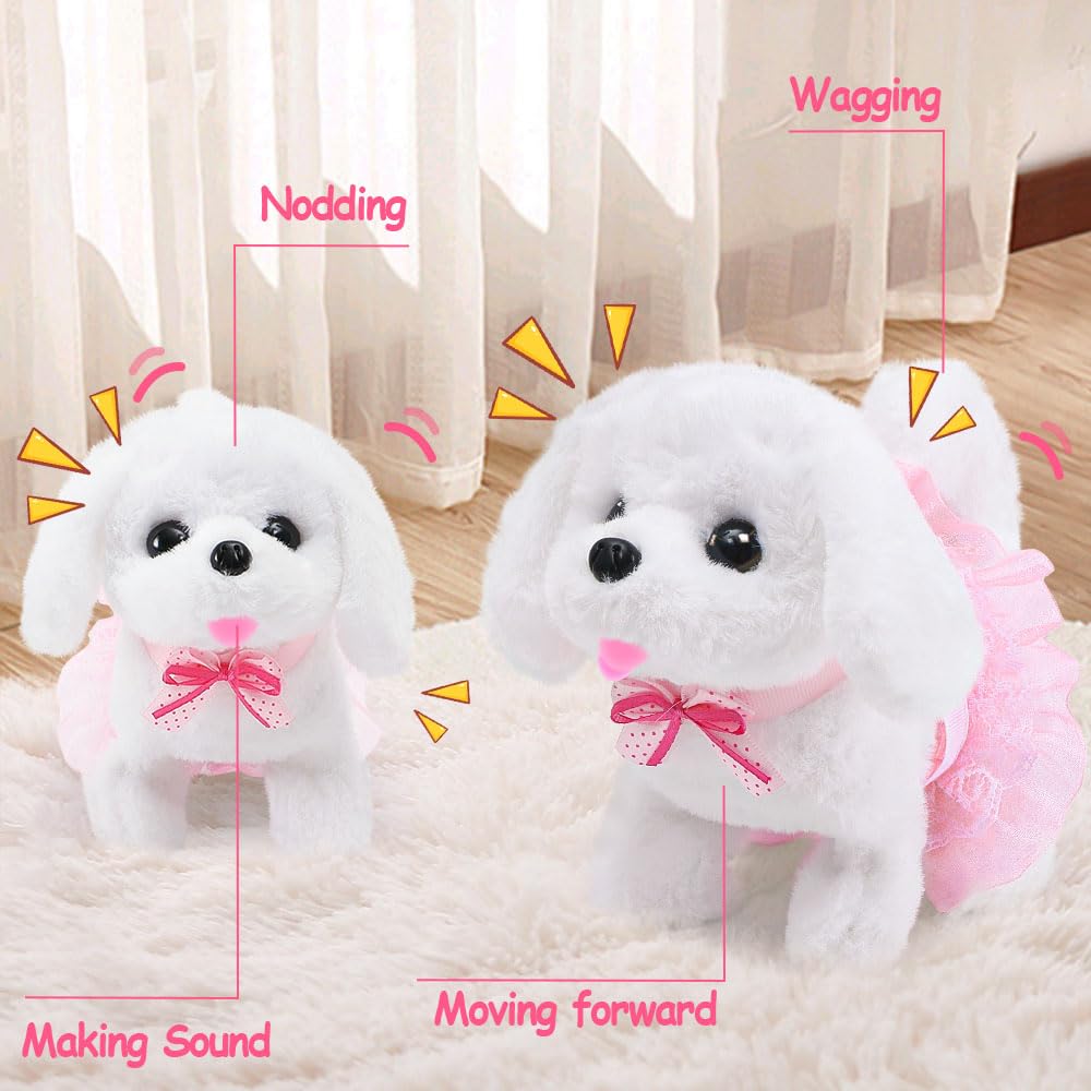 Golray 10-Piece Interactive Dog Toy Set for Kids – Walk, Bark, Pretend