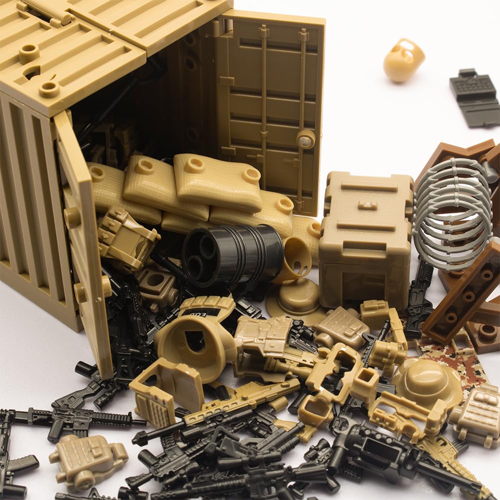 Gonsausola Special Military Weapon Sets & Accessories for Major Mini Figures