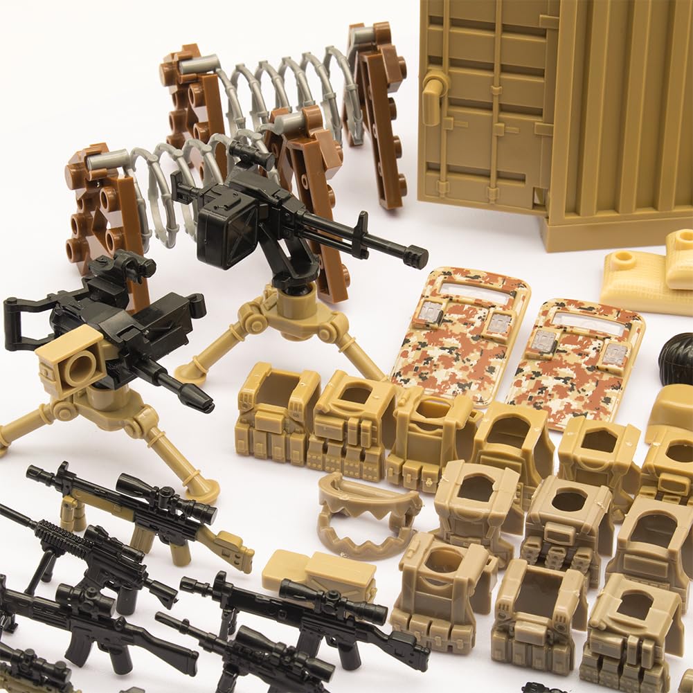 Gonsausola Special Military Weapon Sets & Accessories for Major Mini Figures