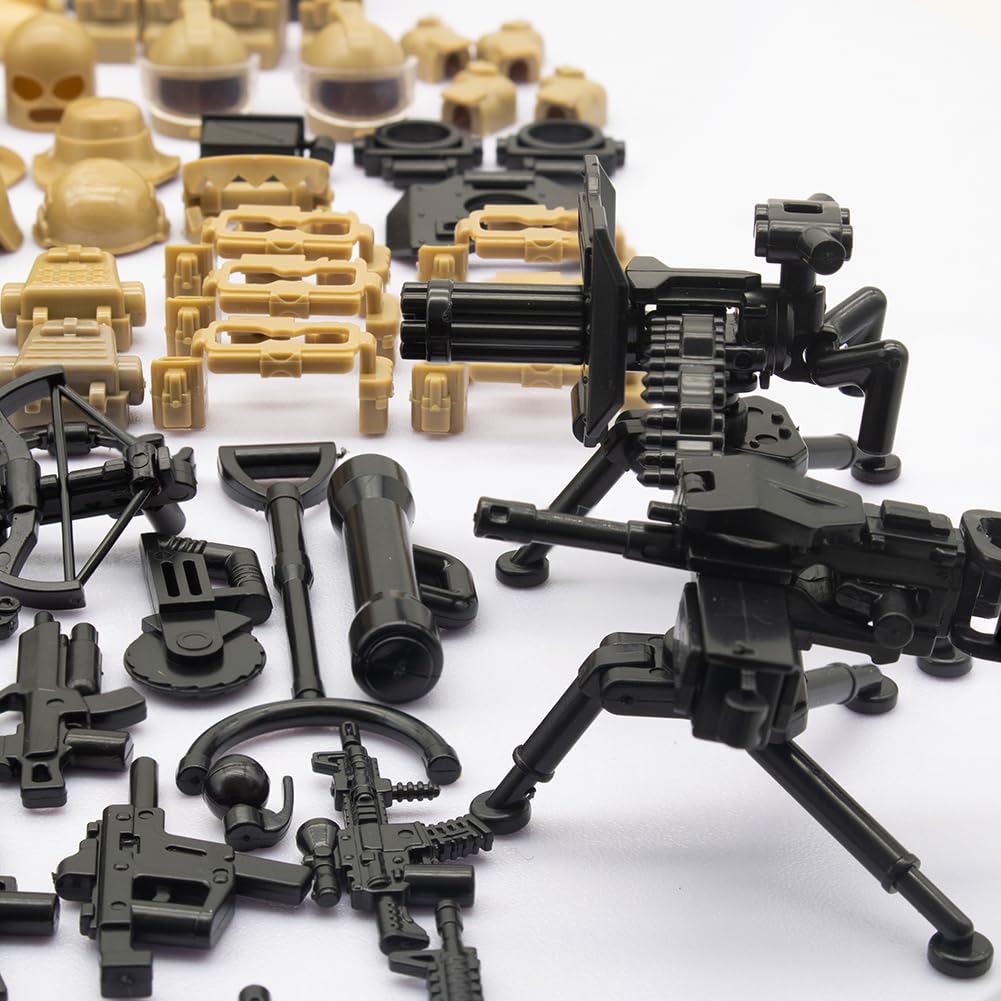 Gonsausola Special Military Weapon Sets & Accessories for Major Mini Figures