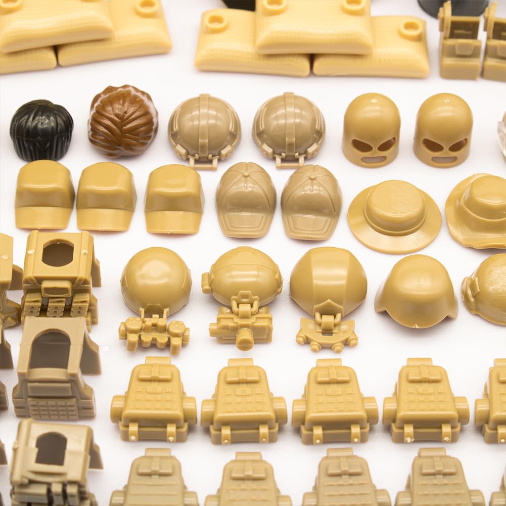 Gonsausola Special Military Weapon Sets & Accessories for Major Mini Figures