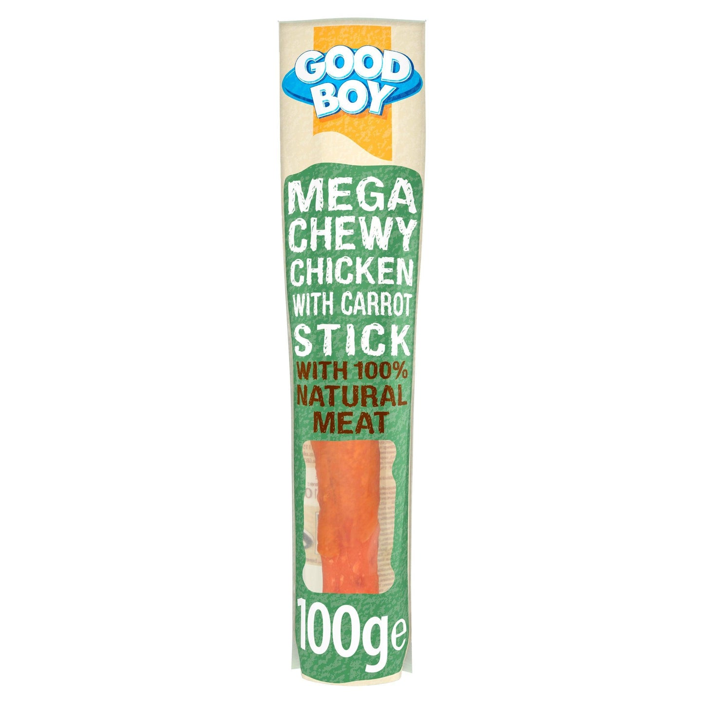 Good Boy Mega Chewy Chicken with Carrot Stick  100g