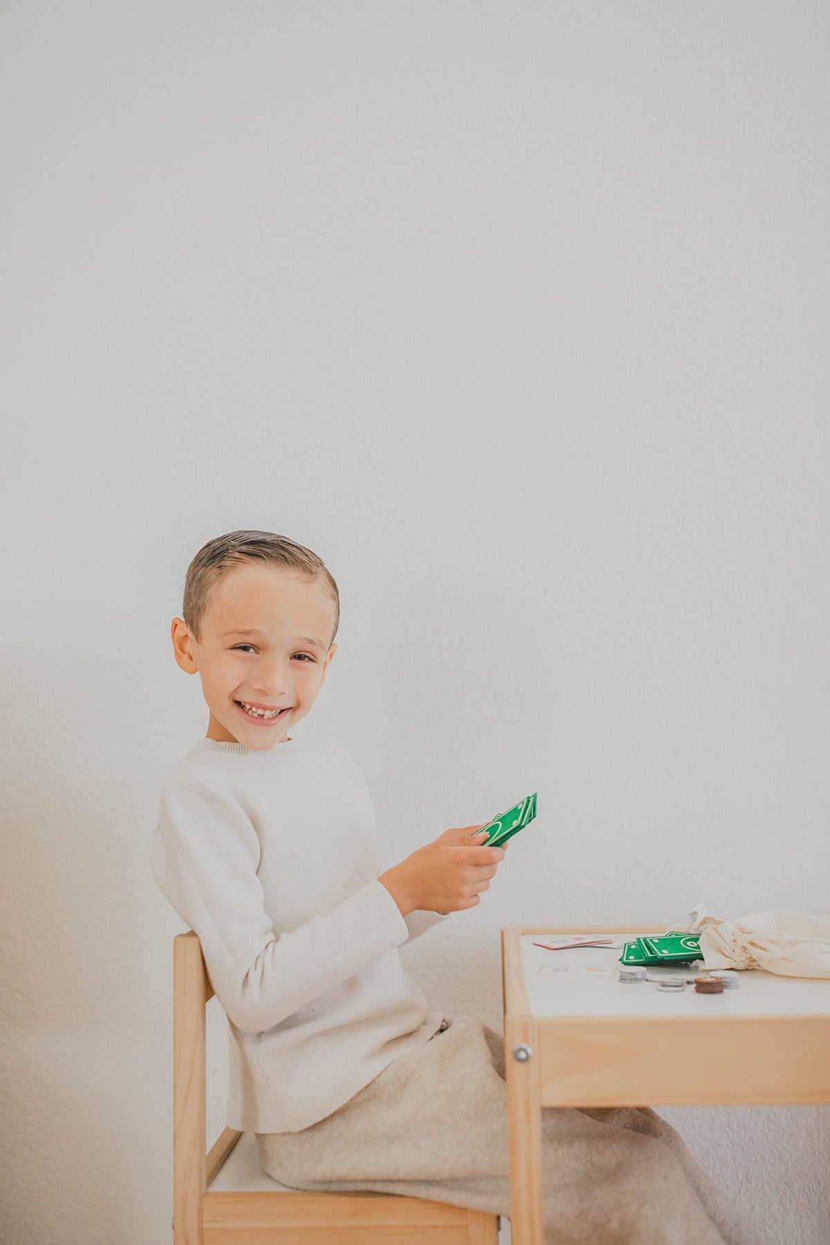 Good Ground Felt Money Set for Kids — Montessori Pretend Dollars & Coins