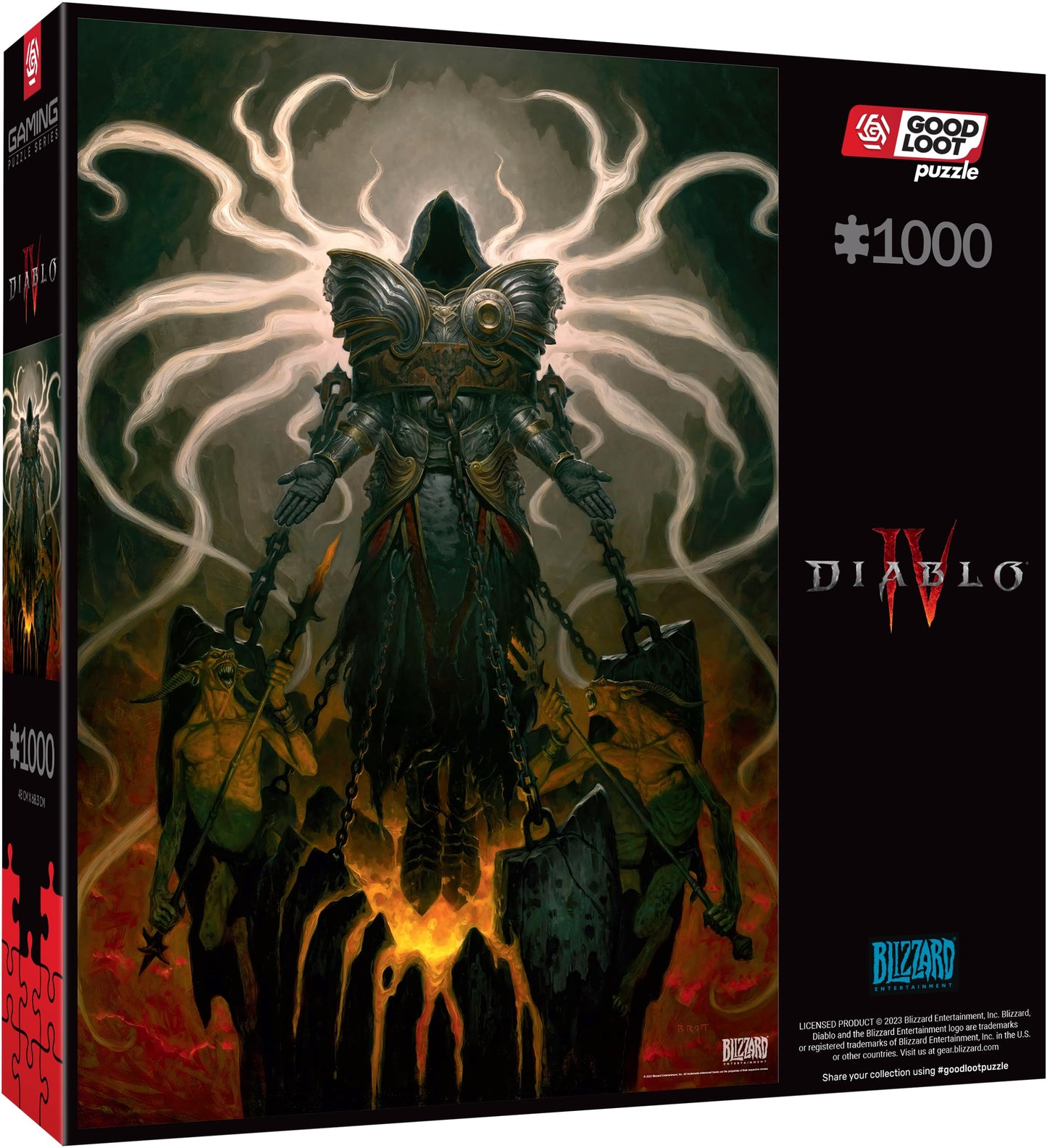 Good Loot Diablo IV Inarius 1000-Piece Puzzle – 68x48 cm, Premium EU-Made