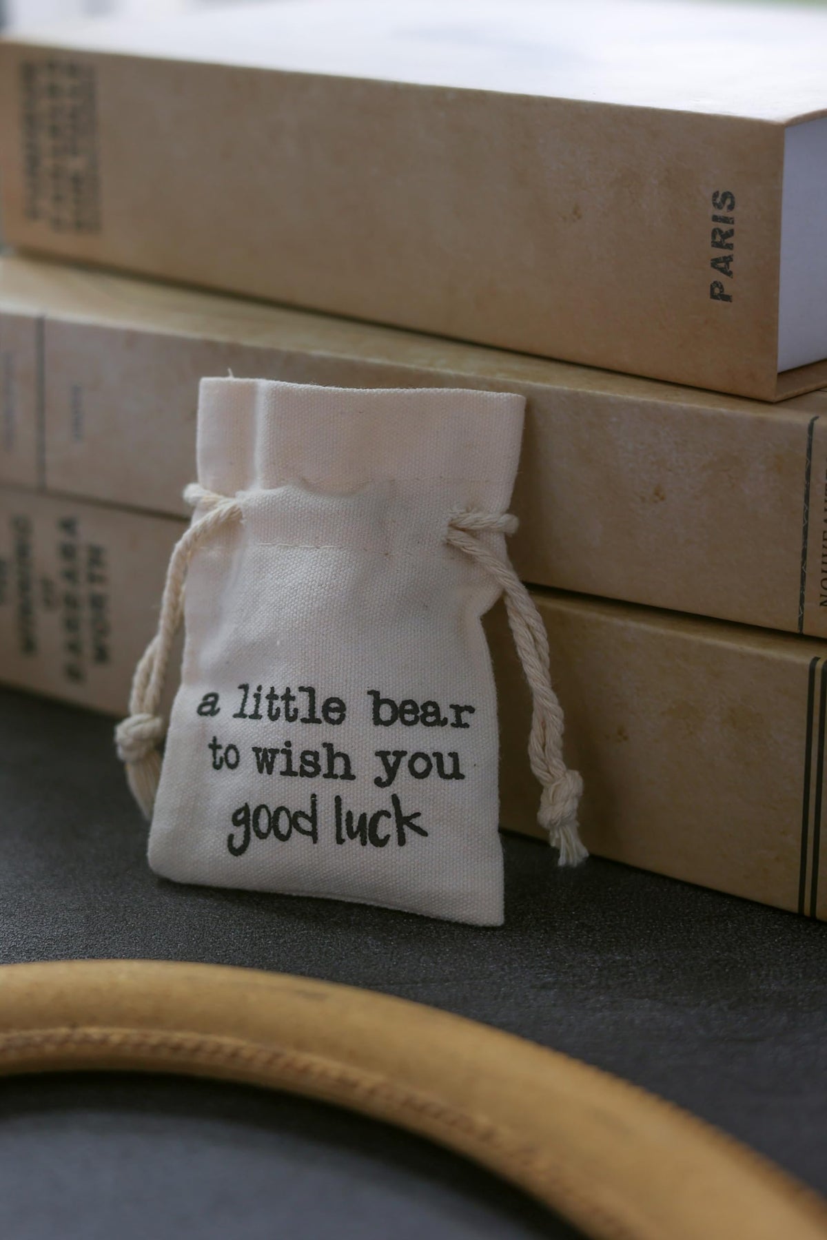 Good Luck Gift Pocket Bear — Encouragement Keepsake for Exams, Graduation, and More