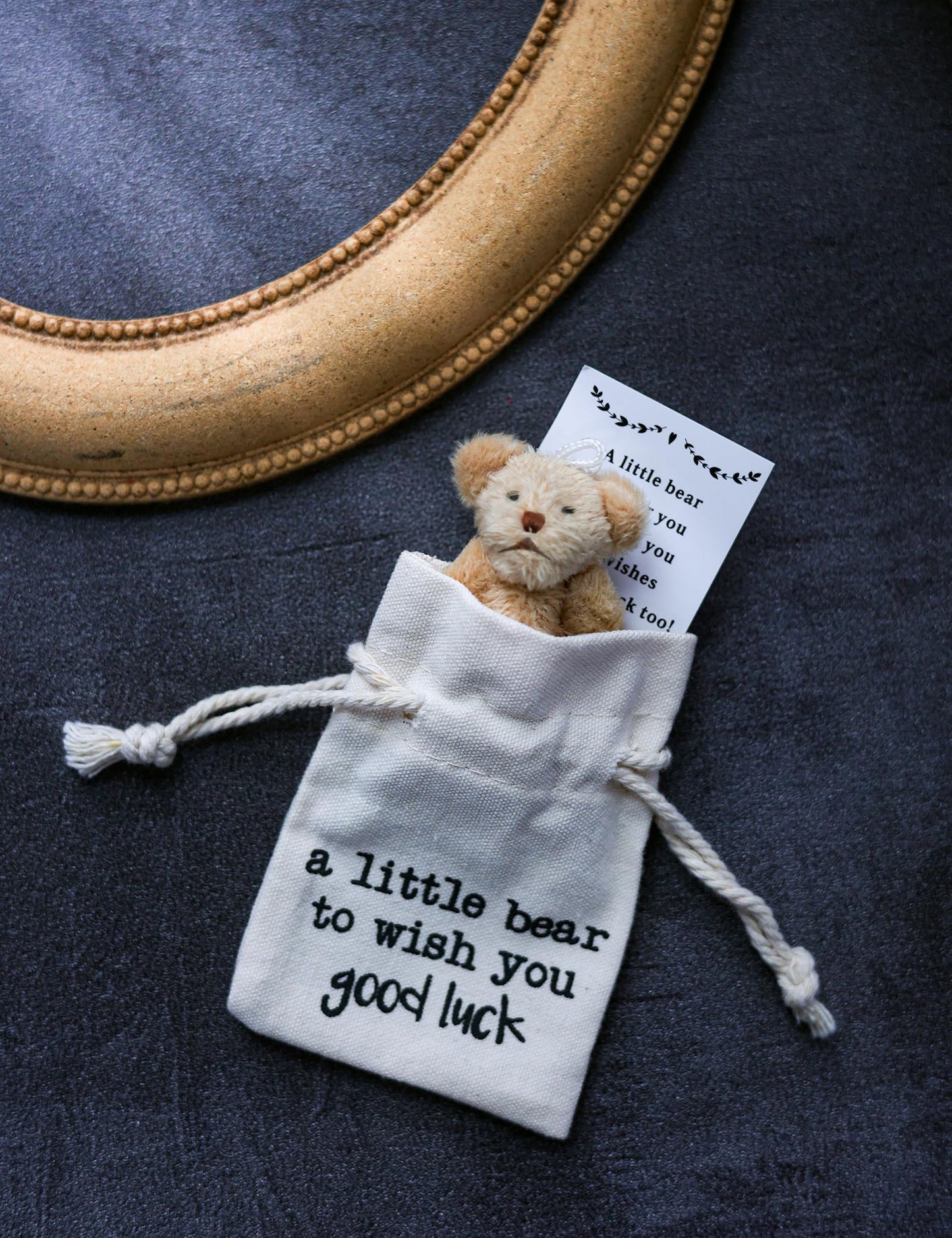 Good Luck Gift Pocket Bear — Encouragement Keepsake for Exams, Graduation, and More